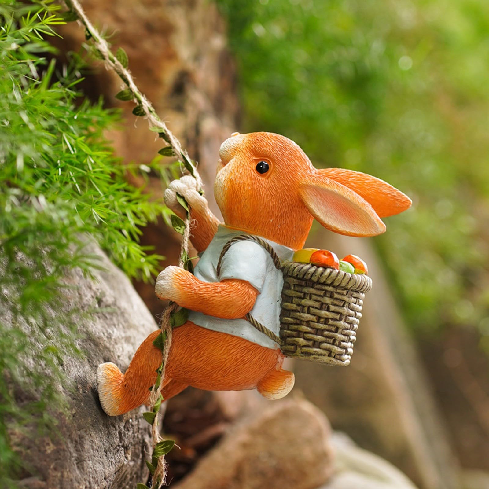 Amazon.com: VIVIANYO HD Climbing Rabbit Garden Statue Cute Resin