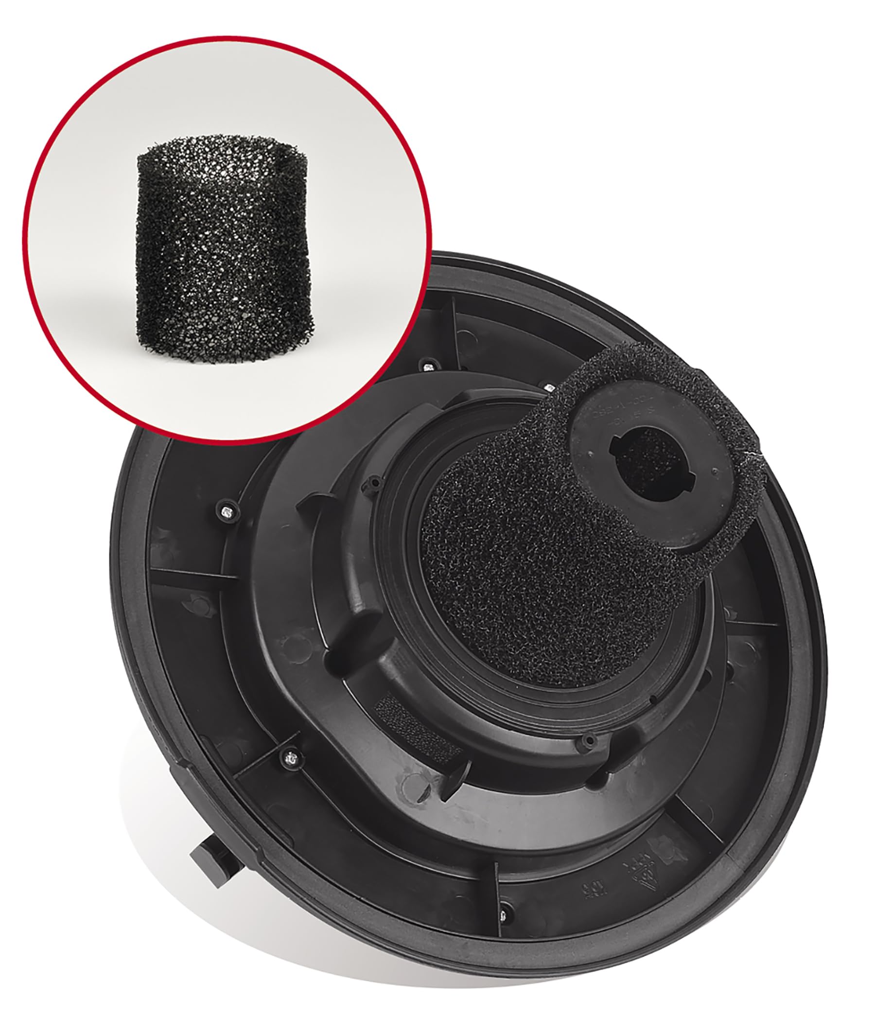 G3 Ferrari G90034 Fusto 30L Bidone aspira Solidi e Liquidi, 1200 W, 30 Litri, 18 kPa, Wet&Dry, Filtro HEPA, Accessori inclusi, Acciaio/Rosso