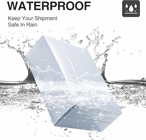 Miniatura 3 de UCGOU Sobres de polietileno de 14.5 x 19 pulgadas, bolsas de envío blancas autosellantes, impermeables y a prueba de desgarros, paquete de 50