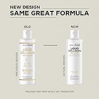 Vista 3 de Codeage Suplemento líquido de colágeno sabor a vainilla, péptidos de colágeno liposomal Beauty Trim & Glow