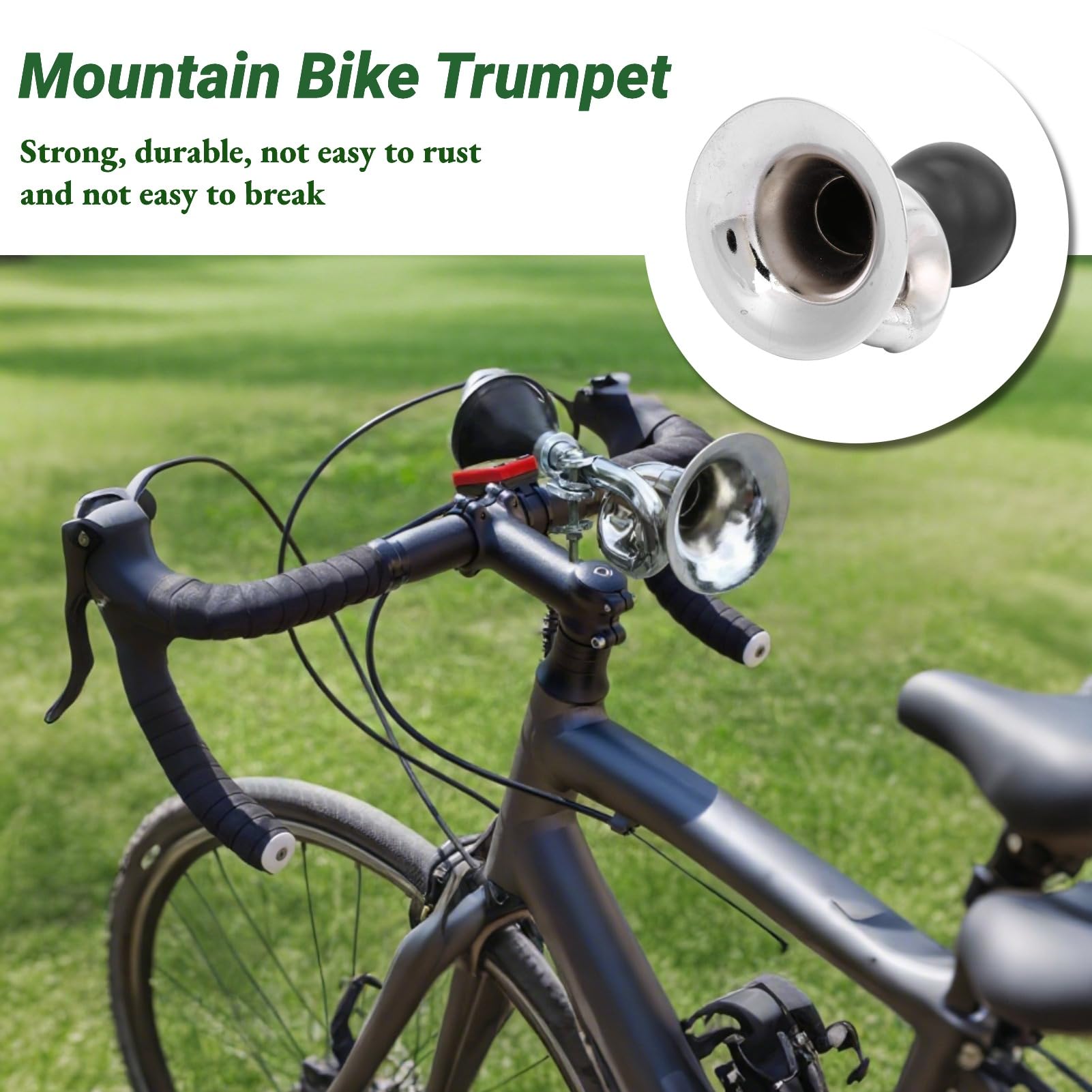Tromba classica per bici mountain bike manubrio strada