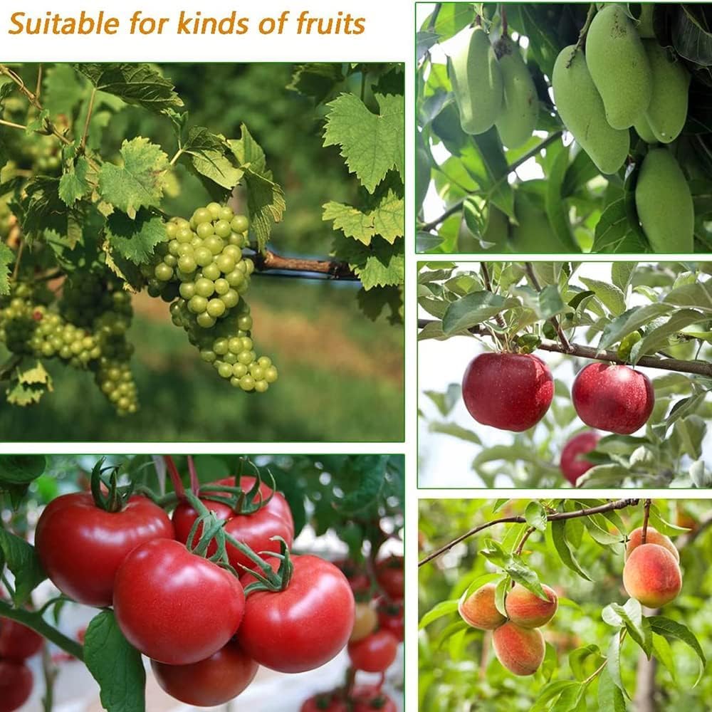 100 Piezas Bolsas De Protección De Frutas,Bolsas Protectoras De Uvas,Bolsas Protectoras para Fruta