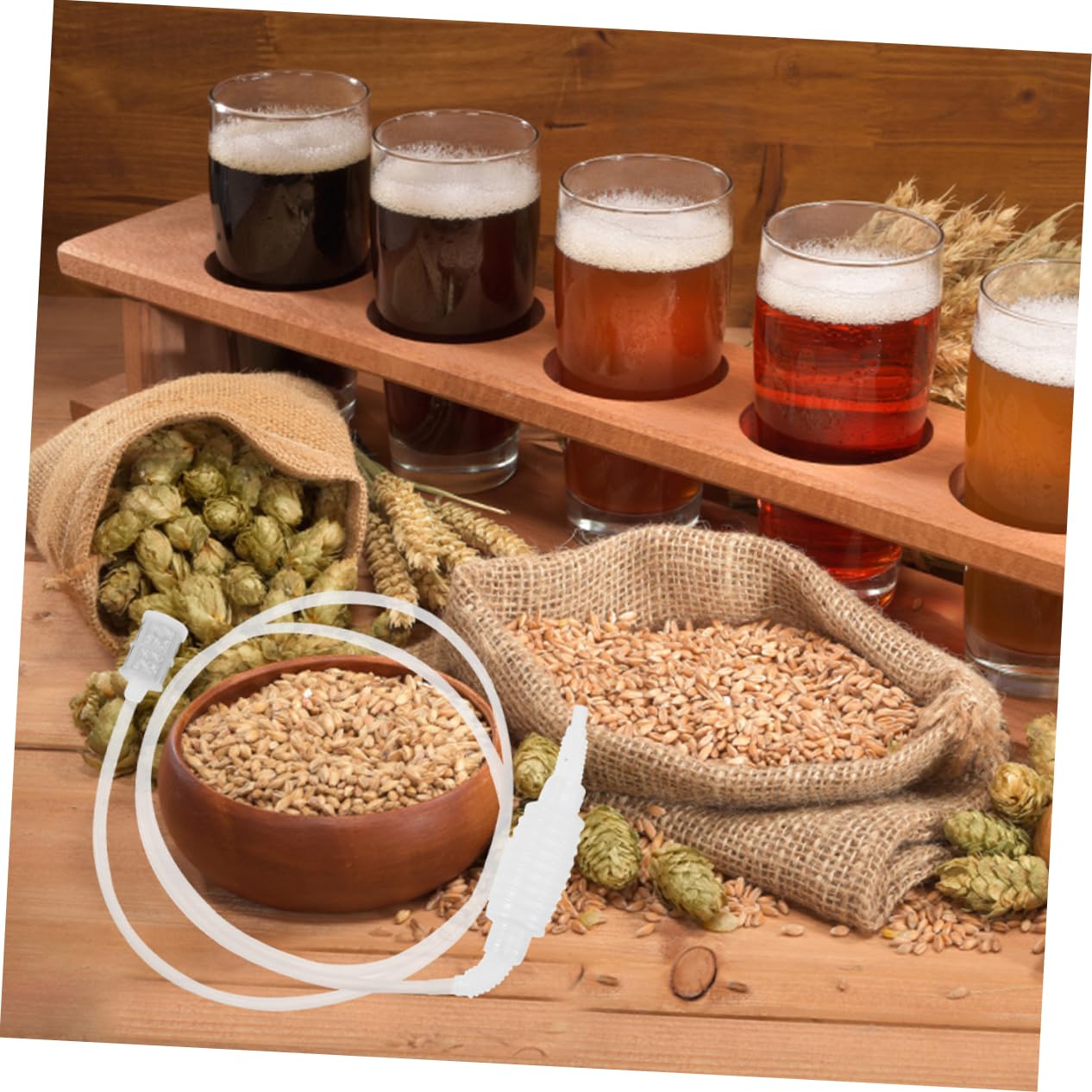 Ciieeo Wine Siphon Hose Kit Soft Hose for Home Brewing and Wine Making for Bottling and Transferring Food Grade Siphoning Tube for Beer and Wine