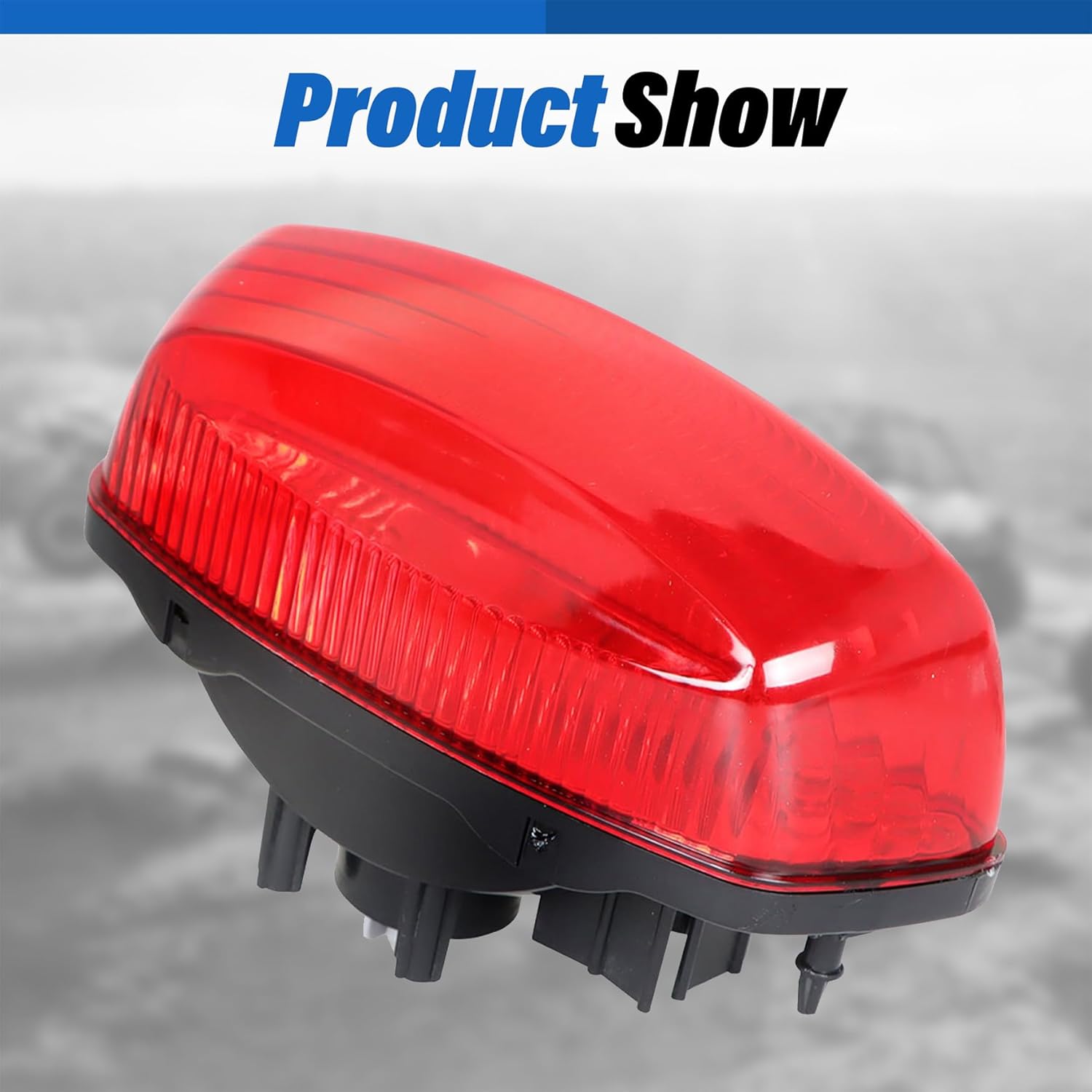 WFLNHB Rear Brake Tail Light Red Lens Replacement for Suzuki LTZ400 Ozark 250 Eiger 400 Vinson 500 35710-03G20