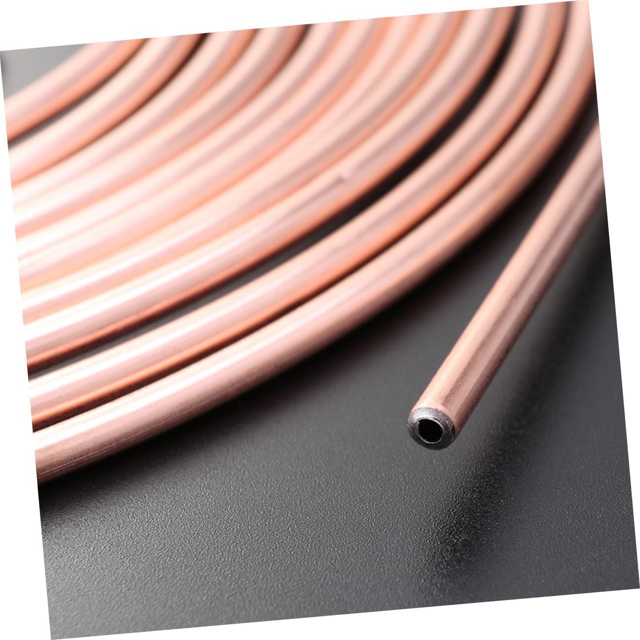 Copper-plated Brake Line Tube 10m Coil Automotive Non-magnetic Car Brake Tubing Outer Diameter 4.76-12mm for Vehicle Replacement
