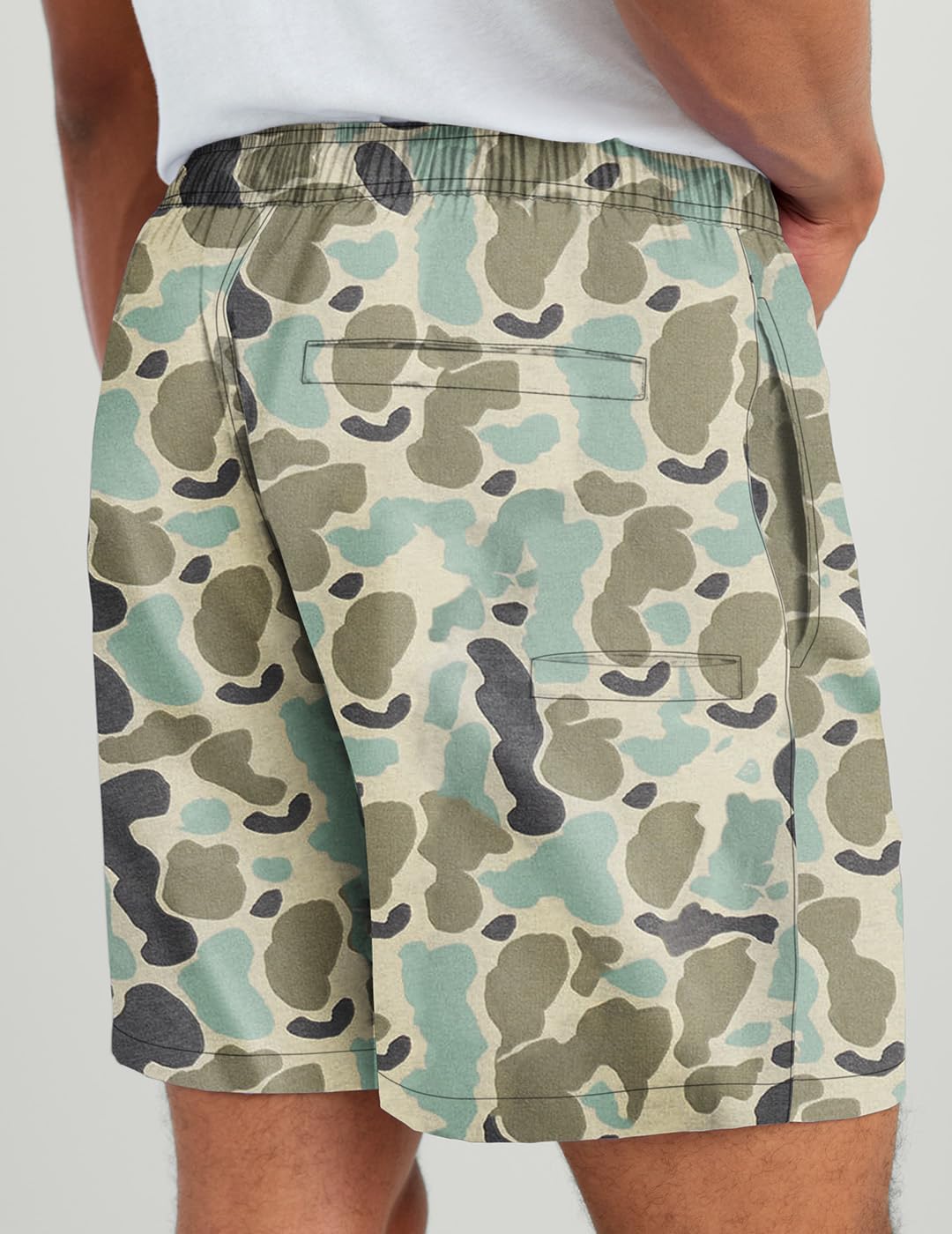 HUK Mens Pursuit Volley Pattern Short, Quick-Dry Shorts for Men - Image 5