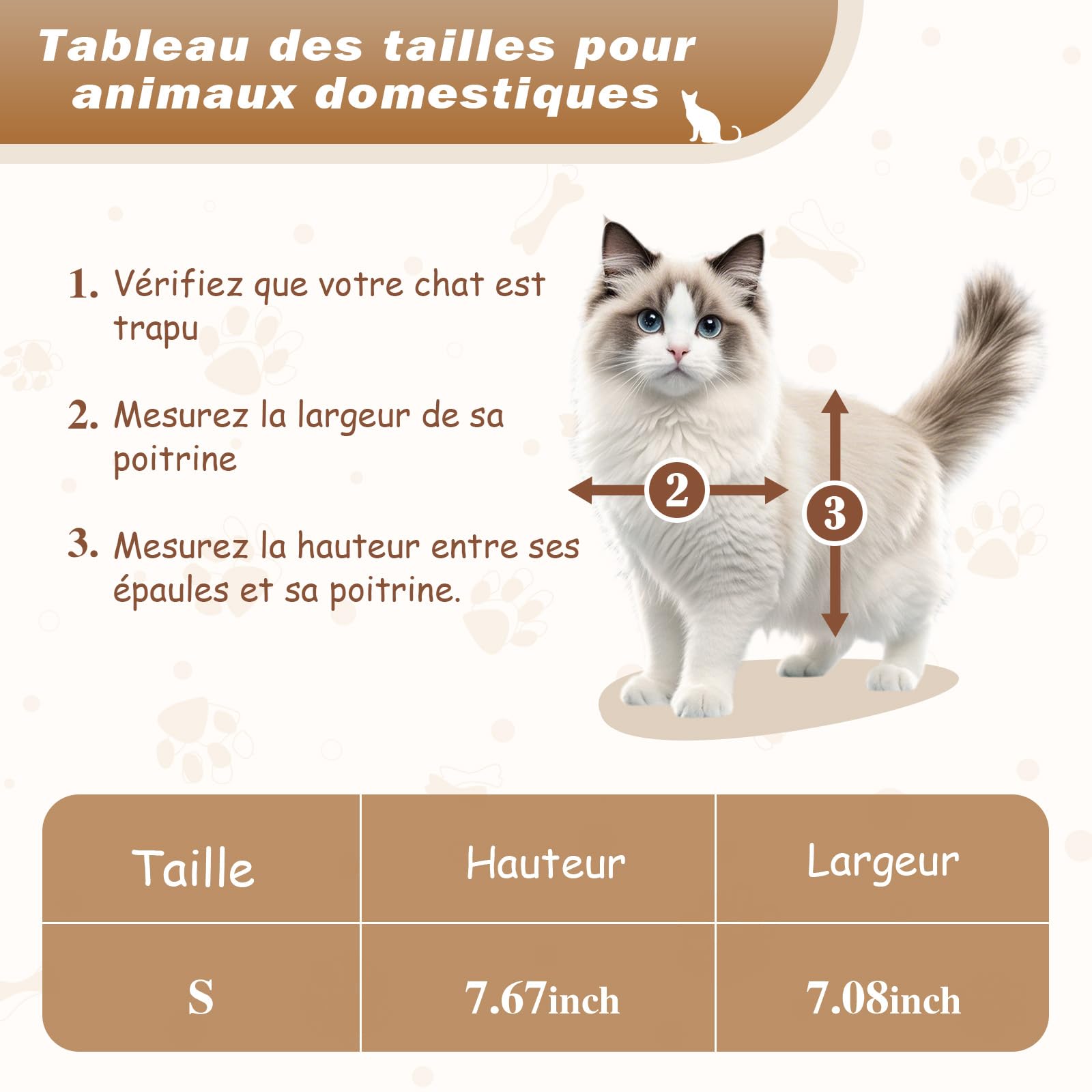 Chatiere pour Chat Puce Electronique, Accès Sélectif pour Votre Chat, Empêche Les Étrangers d'Entrer, Installation Facile, avec 3 Clés de Détection de Collier & 1 Télécommande