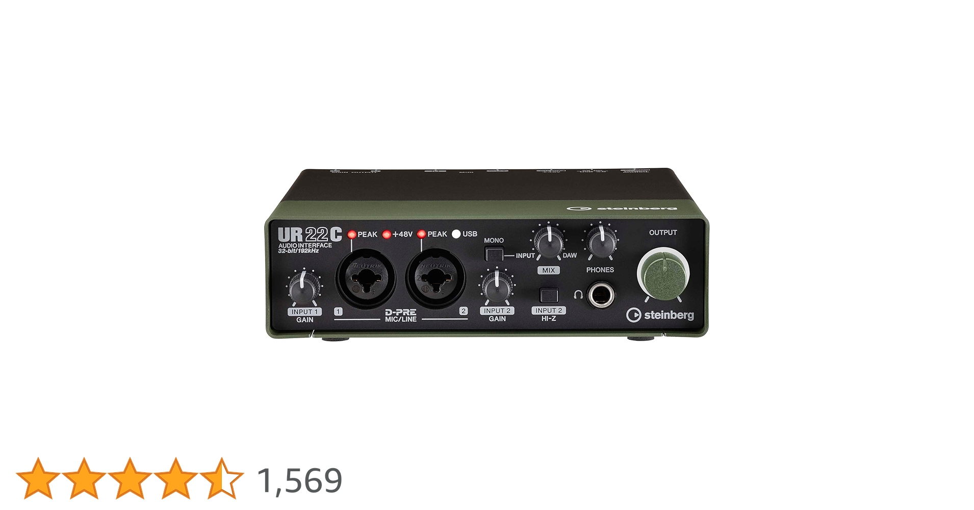 スタインバーグ Steinberg USB3.0 UR22C 楽天市場】スタインバーグ steinberg usb3.0 ur22cの通販