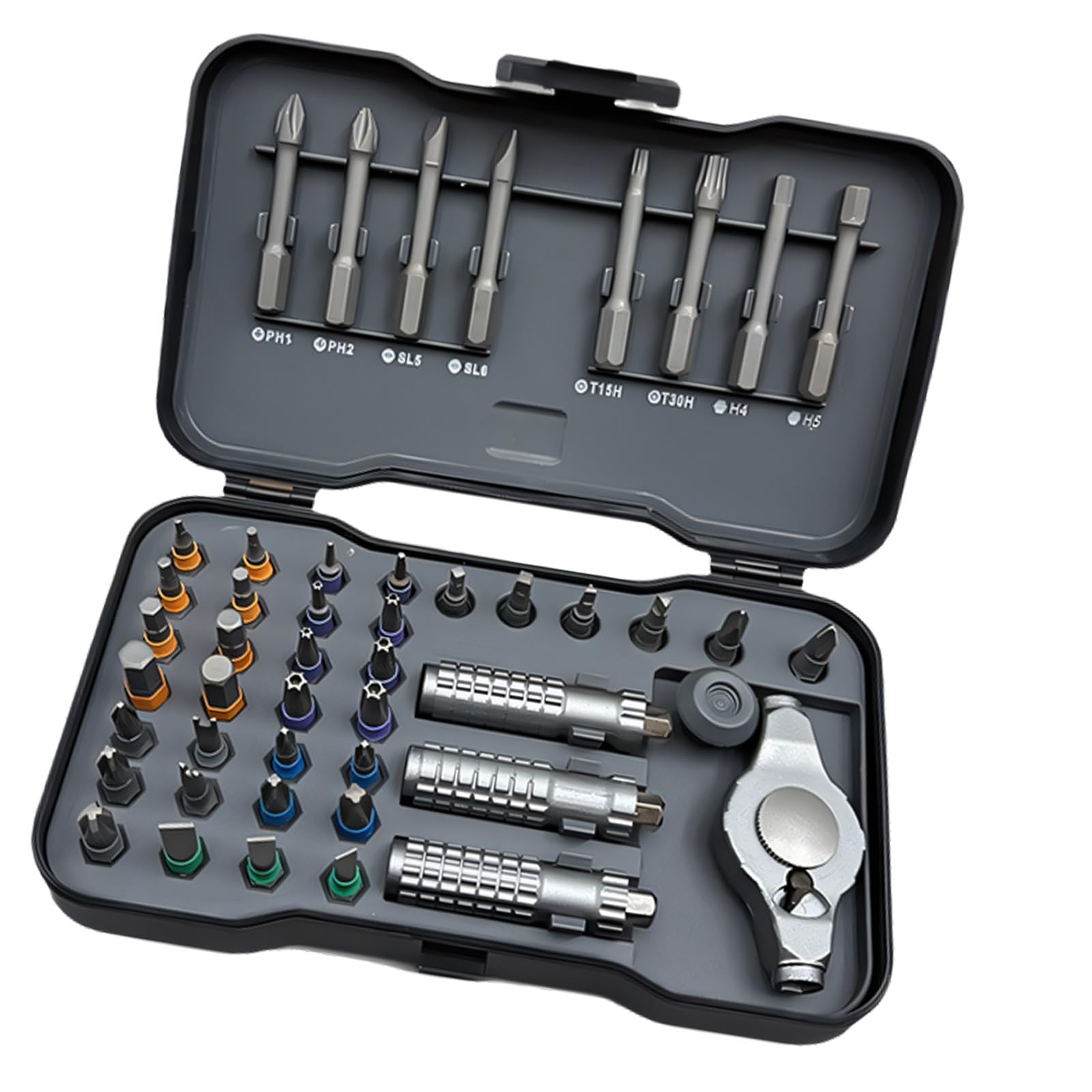 Apglsxy Efficient 47 In 1 Screwdriver Set With Textured Grip And Base For Stable Tip Handling During Repairs Tip Screwdriver Set