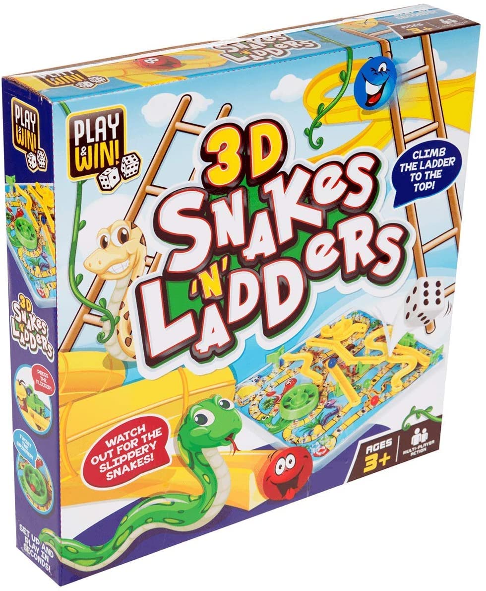 3D Snakes And Ladders Fun Game for All Ages