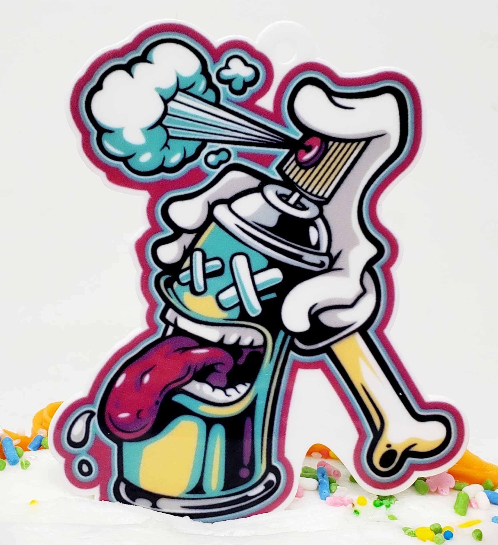 SKIN GRAFMasters of GraffitiTattooカートゥーン Amazon.com: Generic Graffiti Themed 7 Piece Birthday Cake Topper