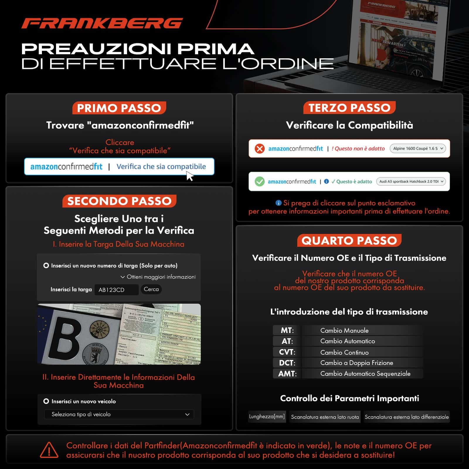 Frankberg Antriebswelle Vorderachse Links Für Citroën Jumpy & Fiat Scudo