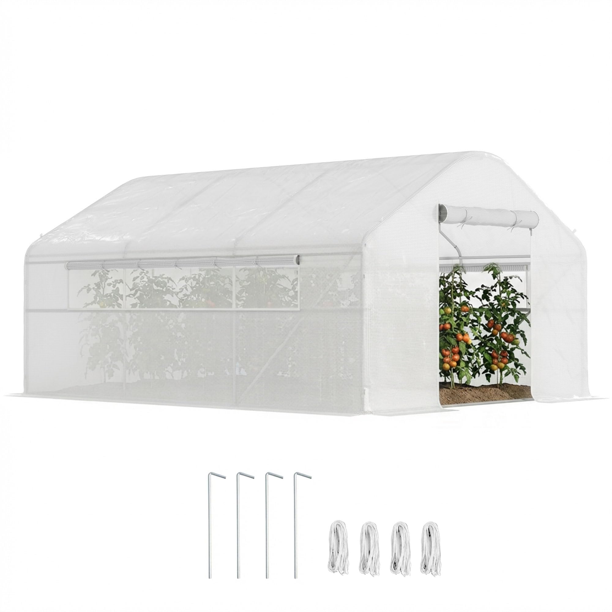 Outsunny 13x10x6.5 Hoop House
