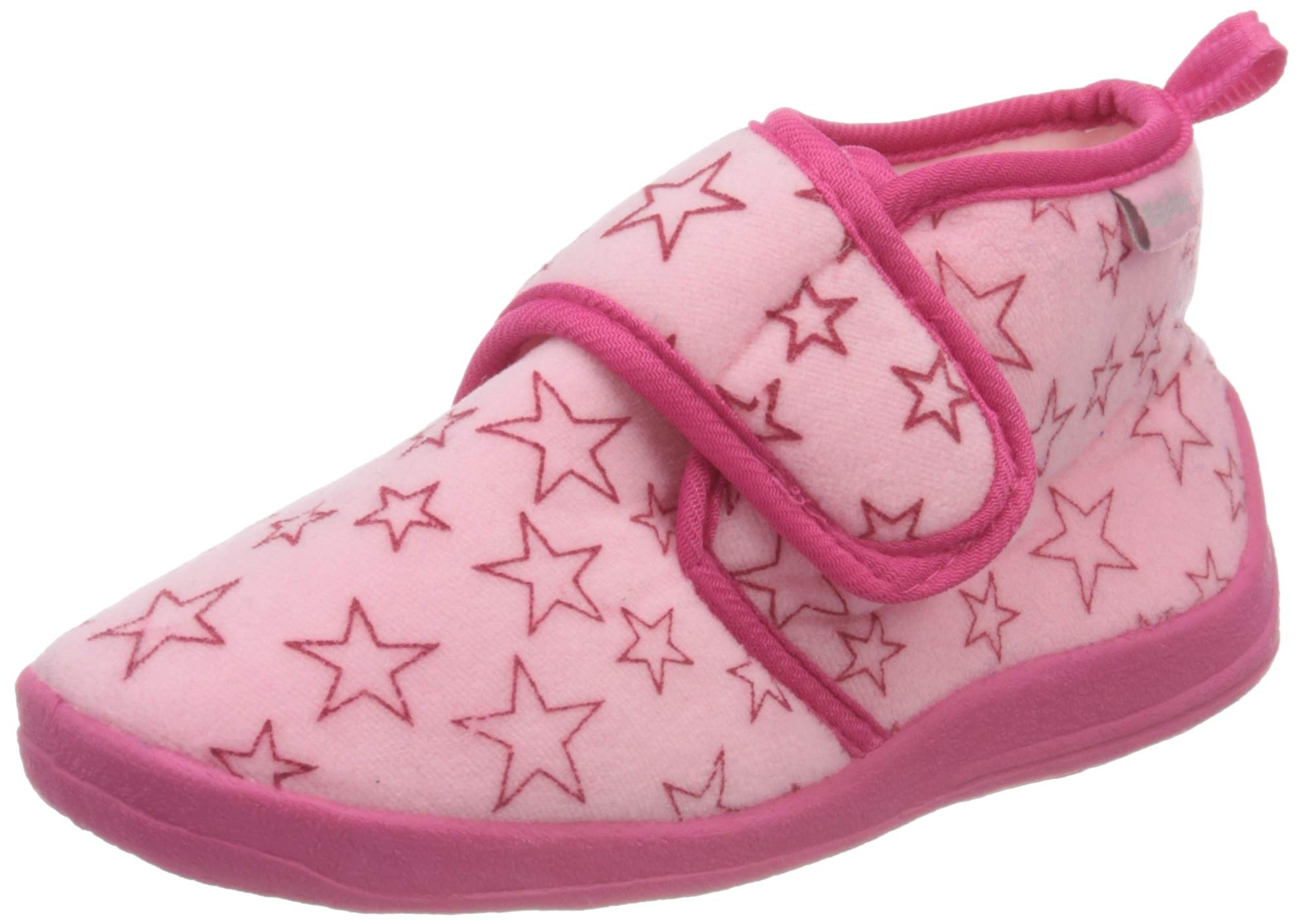 Playshoes Unisex Kid's Anti-Slip Shoes Building Side Pantuflas, pink 14, 10.5 UK