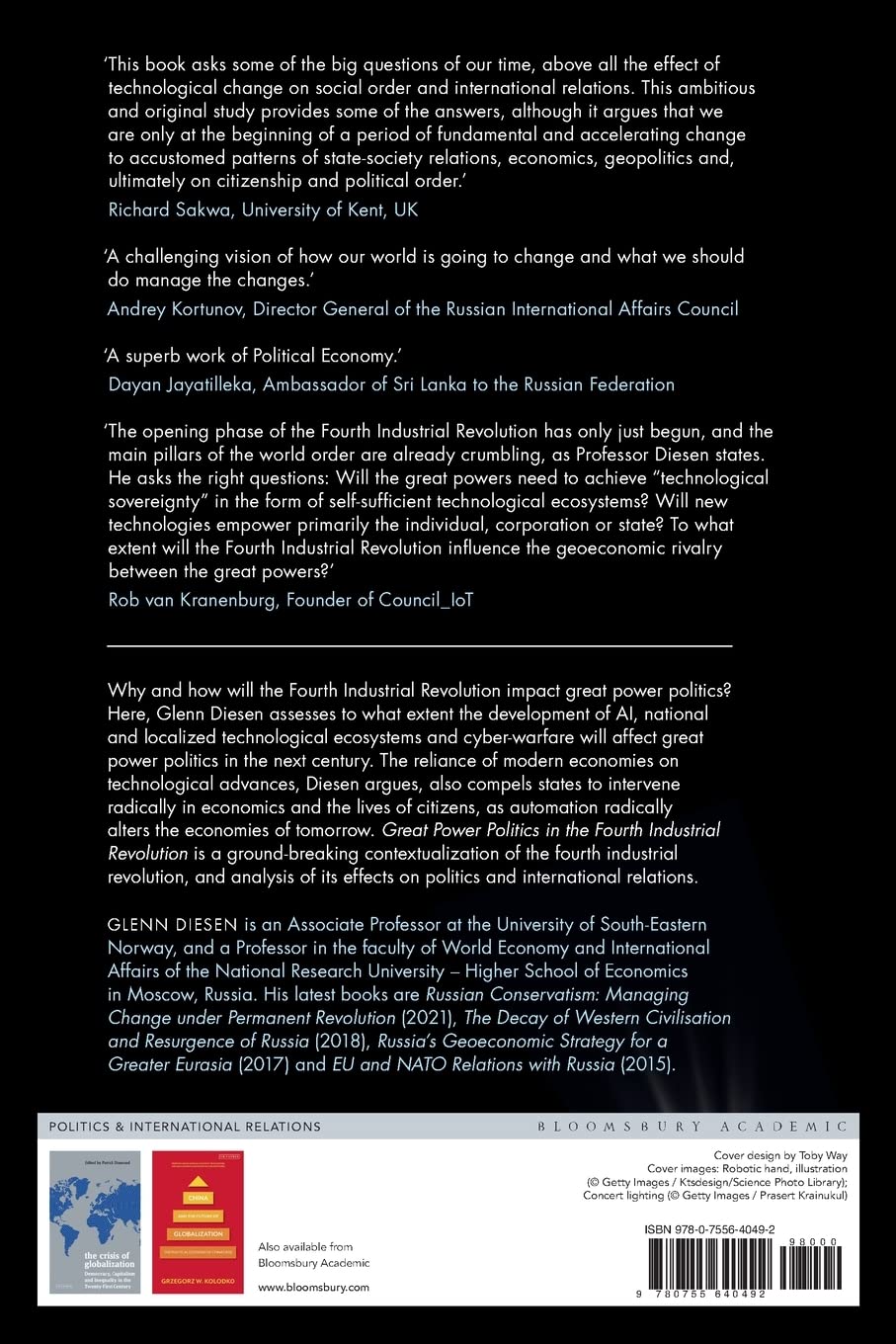Great Power Politics in the Fourth Industrial Revolution: The Geoeconomics of Technological Sovereignty