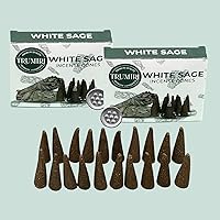 Vista 297 de TRUMIRI Copal Incense Cones - Total 20 Cone Incense - Dual Pack of 10 Insence Cones - Incense Cones Scented - Cone Incense Scents - Insense Cones