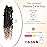 Passion Twist Crochet Hair,10 Inch 9 Packs Ombre Pretwisted Passion Twist Hair, Soft Pre Looped Crochet Hair For Women, Short Curly Crochet Twists Braids(10,T30)