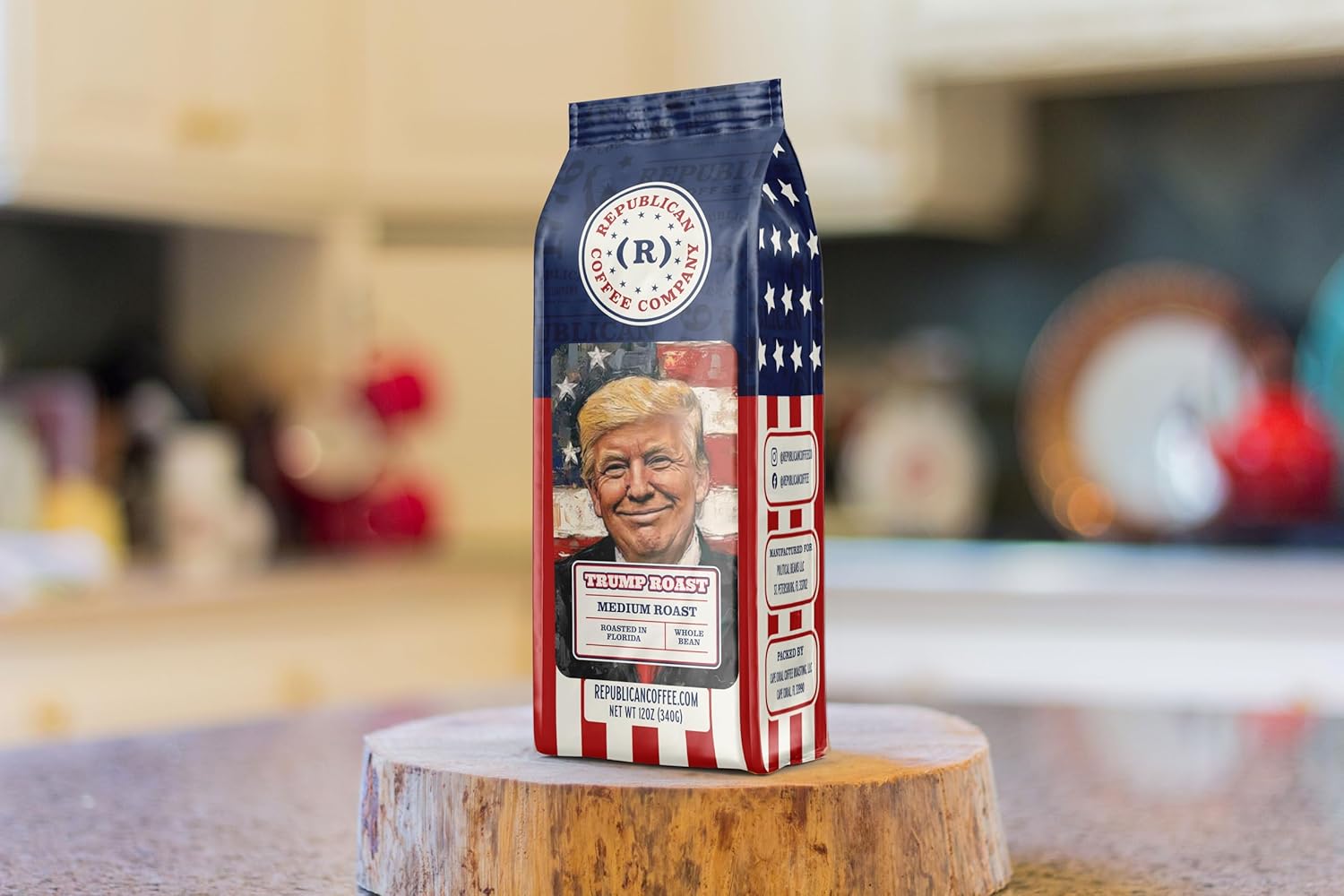 Trump Roast Coffee | Republican Coffee|Small Batch |Whole Bean | 12oz