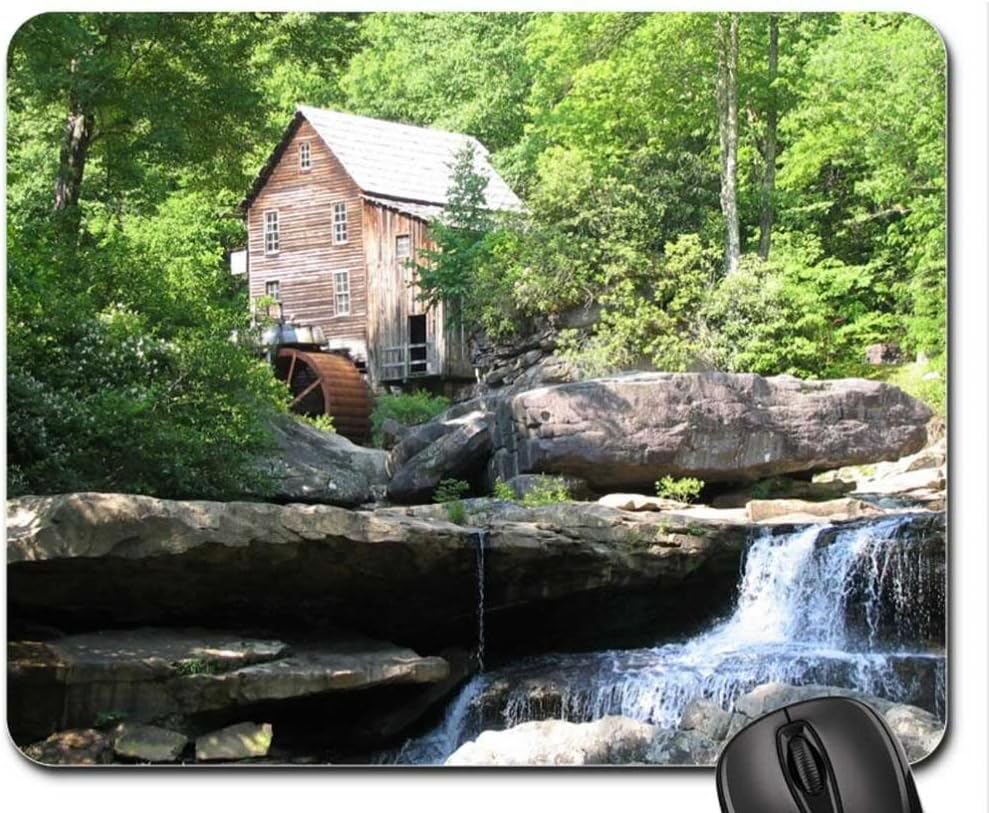 Glade Creek,Grist Mill, Babcock State Park, West Virgina Mouse Pad, Mousepad (Rivers Mouse Pad)