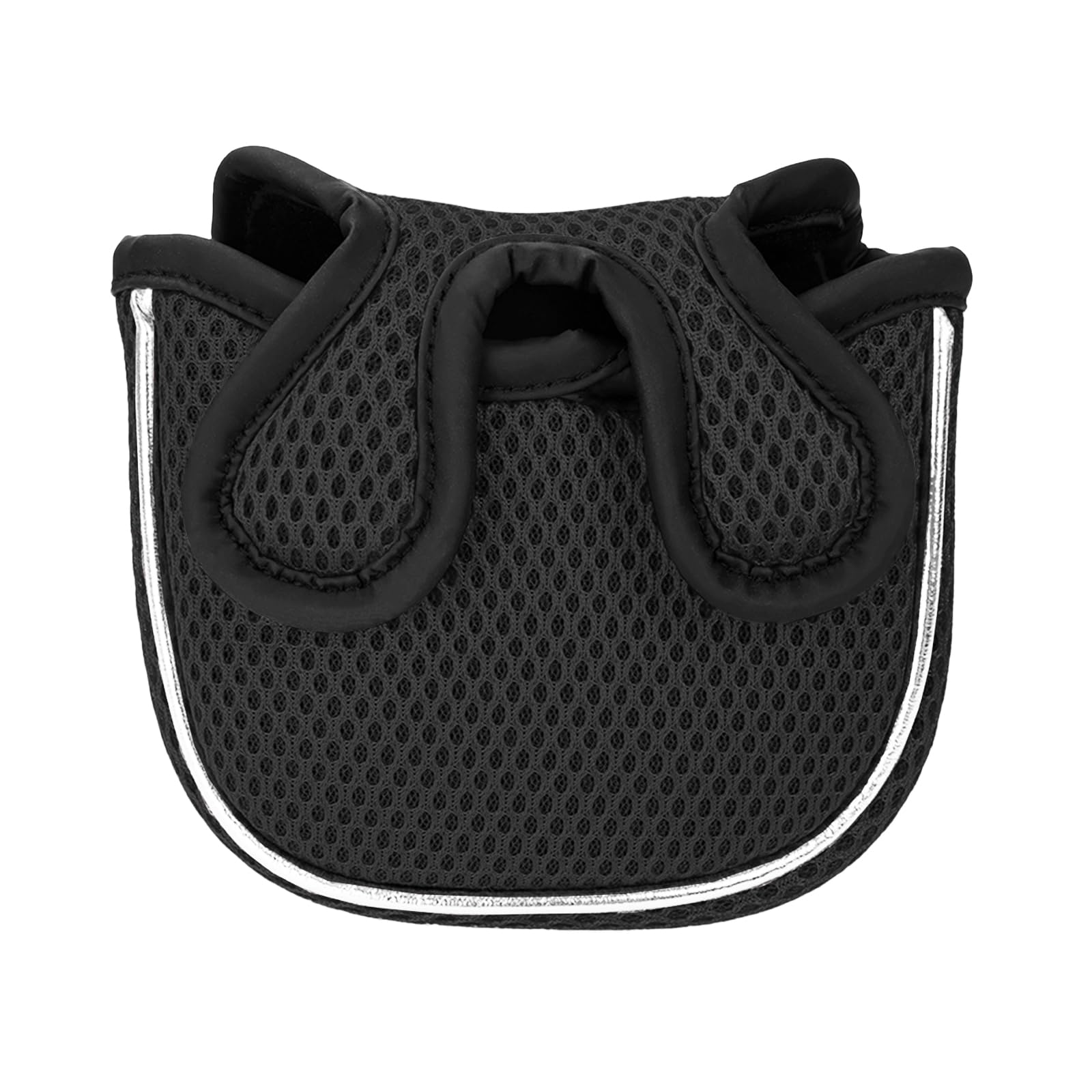Andux Mallet Cover Golf Putter Head Covers per albero centrale Putter Nero MT/TG17, Quadrato