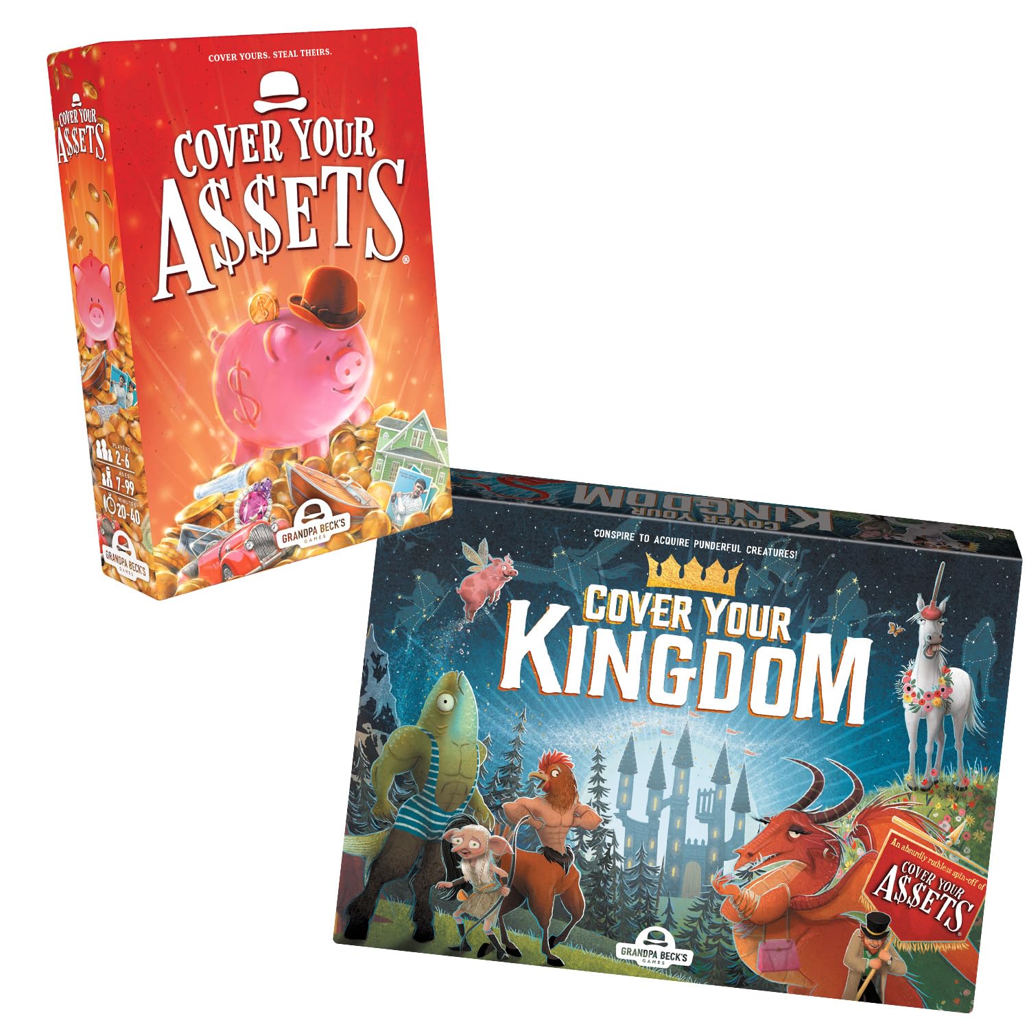 Amazon.com: Grandpa Beck's Games Cover Your Assets and Cover Your