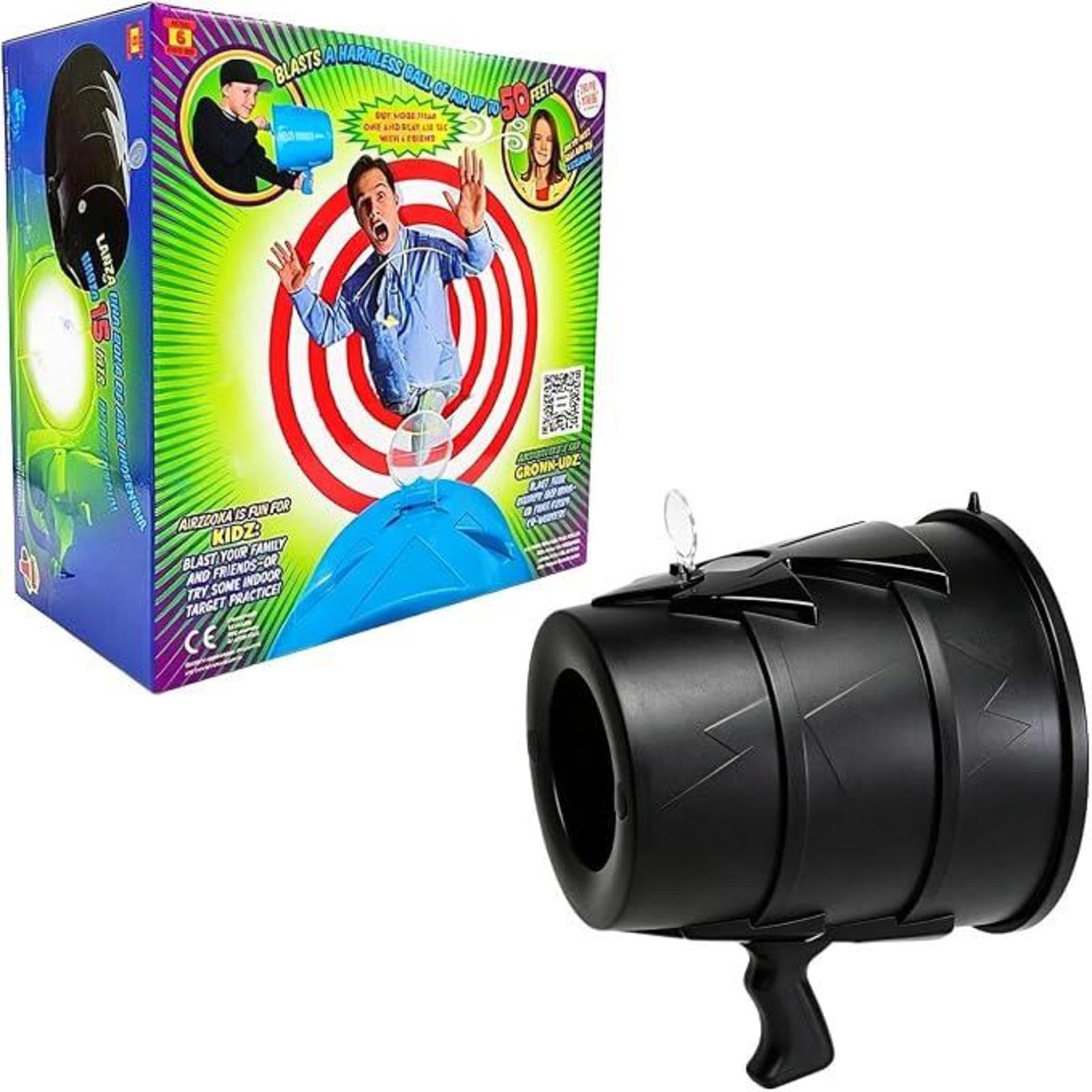 Air Cannon Toy Handheld Air Blastere Safe Party Prank Game