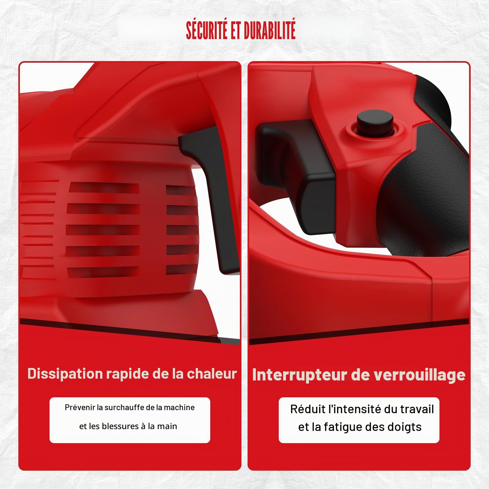 IMAYCC 2000W Vibrateur en Béton,Vibrateur de Construction Electrique 4300 tr/min,Longueur de Cuivre Tige Vibrante 2M,Diamètre de l'arbre de Vibration 38mm,pour Tunnels Routes Ponts Maison