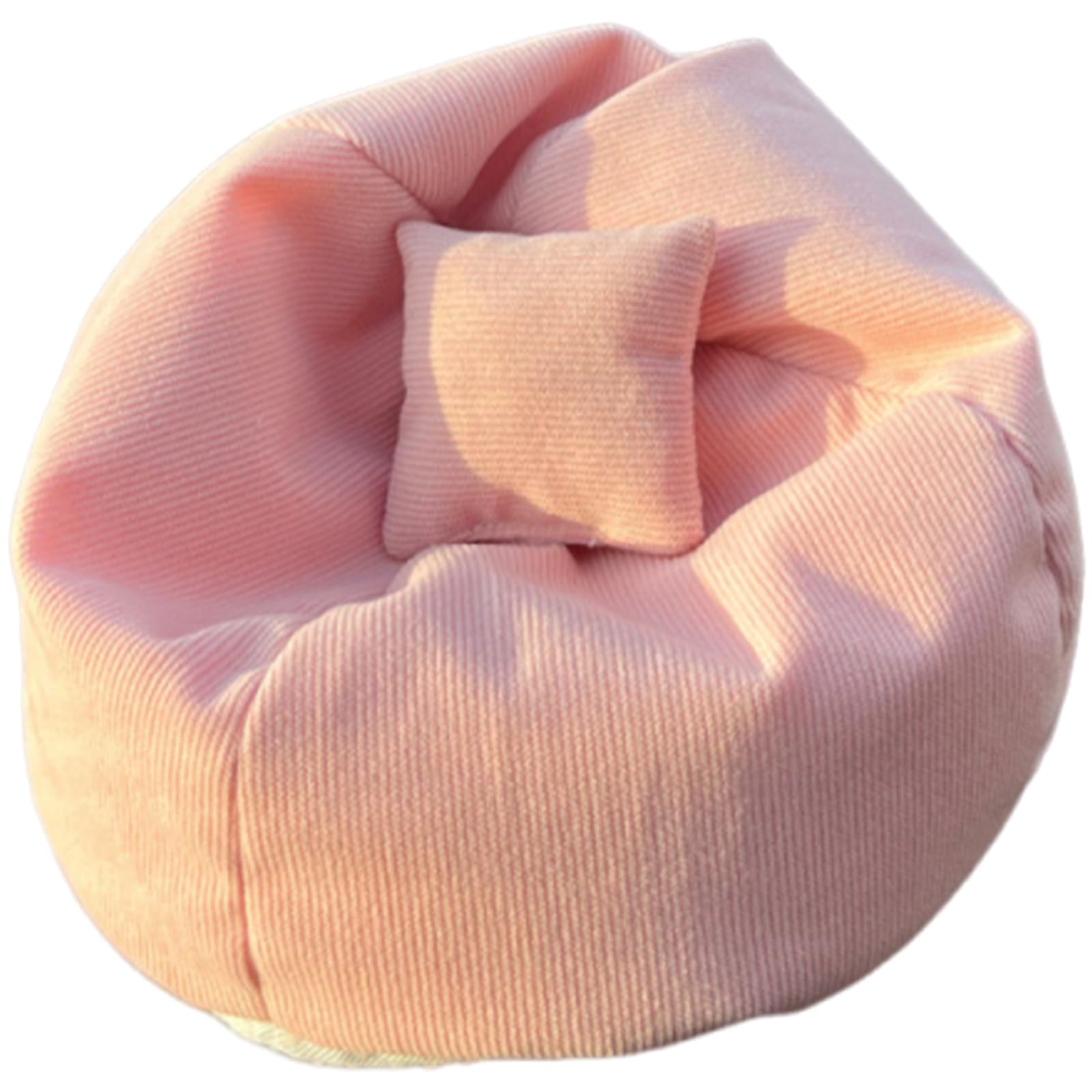 3. Compact Bean Bag Chair For 15-17cm Action Figures Cushioned Seat Miniature Home Display Decor Doll Sofa Car Toy Set