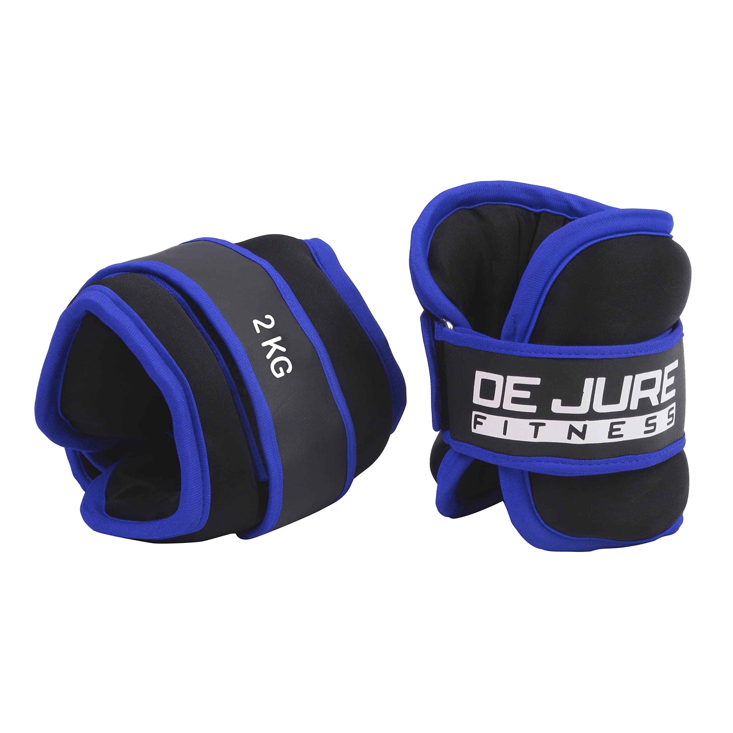 De Jure Fitness Ankle Weights, 0.5-2.5kg Ankle Weights Wrist Weights Adjustable Straps for Fitness, Walking, Running, Jogging, Exercise, Gym, Workout, Blue (2 KG Pair) (B0C53FHJ7J) Amazon Price History, Amazon Price Tracker