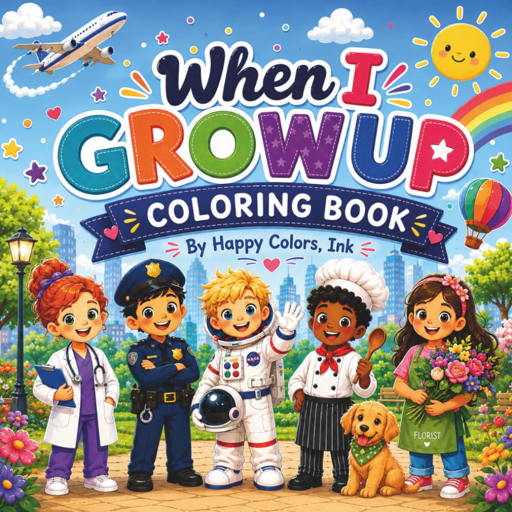 When I Grow Up Coloring Book