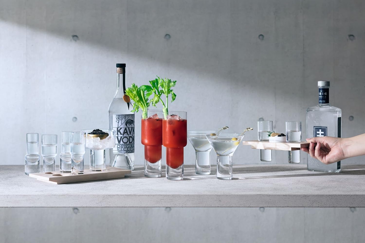 LSA International Shot Glasses, L25cm