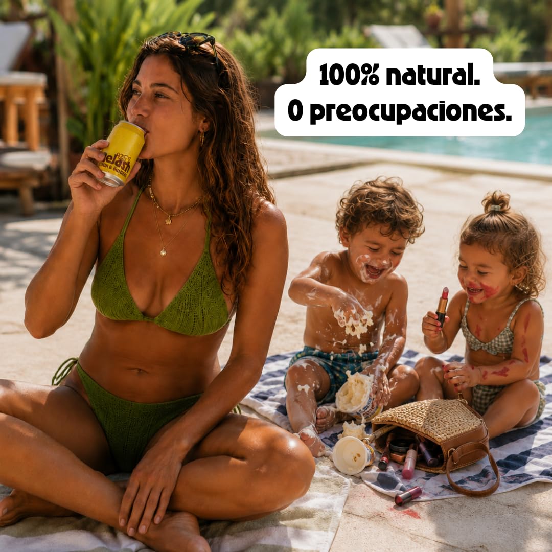 RELASH - Limón y Jengibre (12 x 330 ml), Refresco 100% Natural, Bajo en Calorías, con Vitamina C