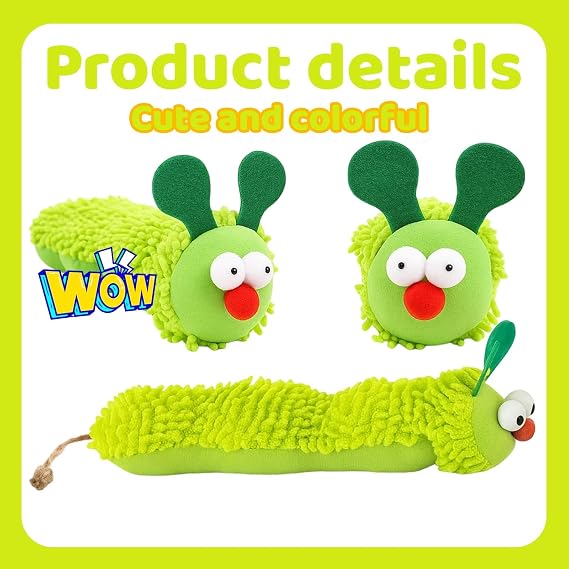 Catnip Toys for Cats, Interactive Plush Caterpillar and Fish Cat Toys, Engaging Playtime for Indoor Cats