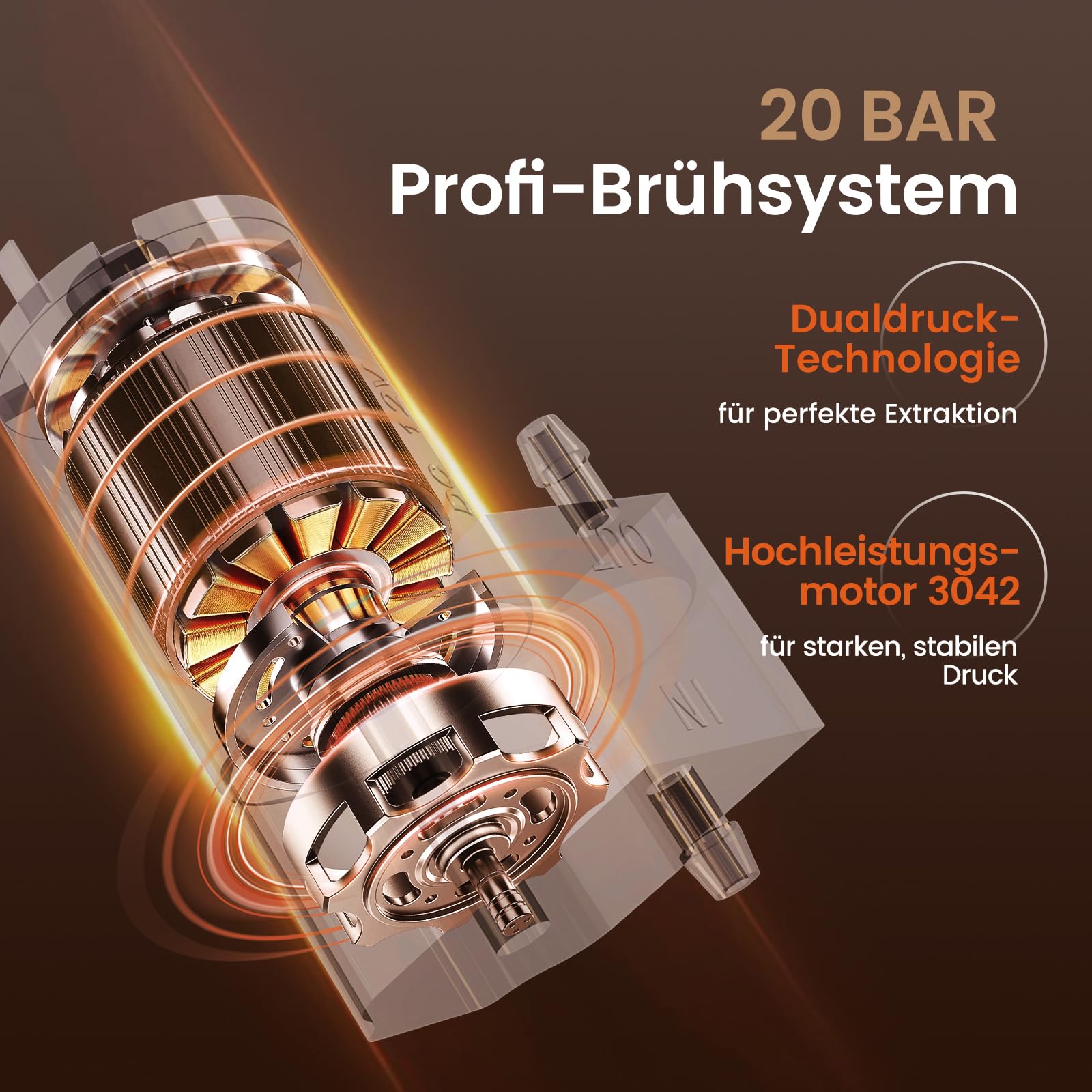 Tragbare Espressomaschine, 3 in 1 für NS & DG Kapseln & Kaffeepulver, Kaffeemaschine mit Heizfunktion – 20 Bar Druck, USB-C Akku, ideal für Reise & Camping