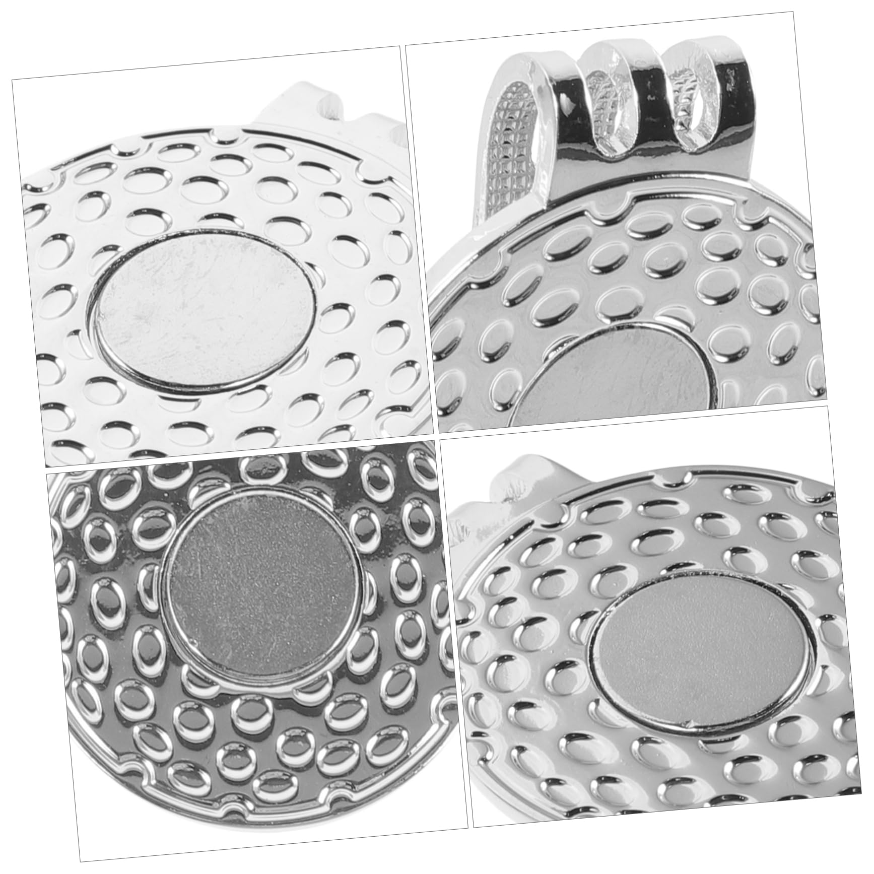 UPKOCH Golfballmarkierung Ballmarker Hutclip Golfmarker Kappenclip Golfmarker Golf Golfhut Golfzubehör Hutclips Ballmarker Beständige Golfmarker Eisen