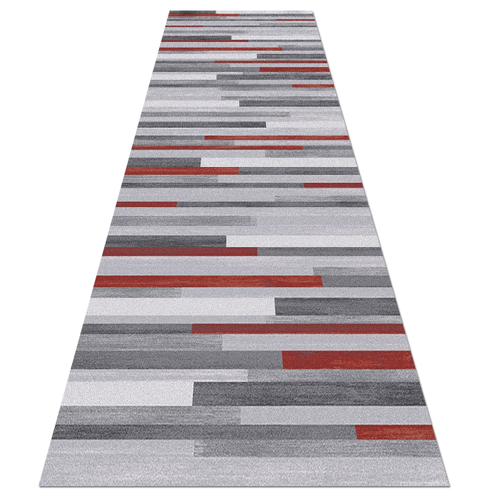 Yjrbz Red Carpet Runner For Hallway 1M 1.5M 2M 2.5M 3M 3.5M 4M 4.5M 5M 5.5M 6M Extra Long Gray Runner Rug - Width 60Cm 70Cm 80Cm 90Cm 100Cm 120Cm (Color : Size : 80×400Cm/2.6Ft×13.1Ft)