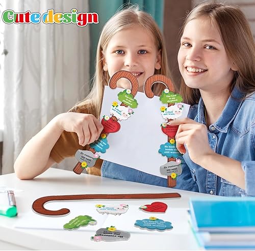 Miniatura 6 de Peryiter 24 piezas de manualidades religiosas para niños, Biblia cristiana, escuela dominical, manualidades para niños de 8 a 12 años, salmo de