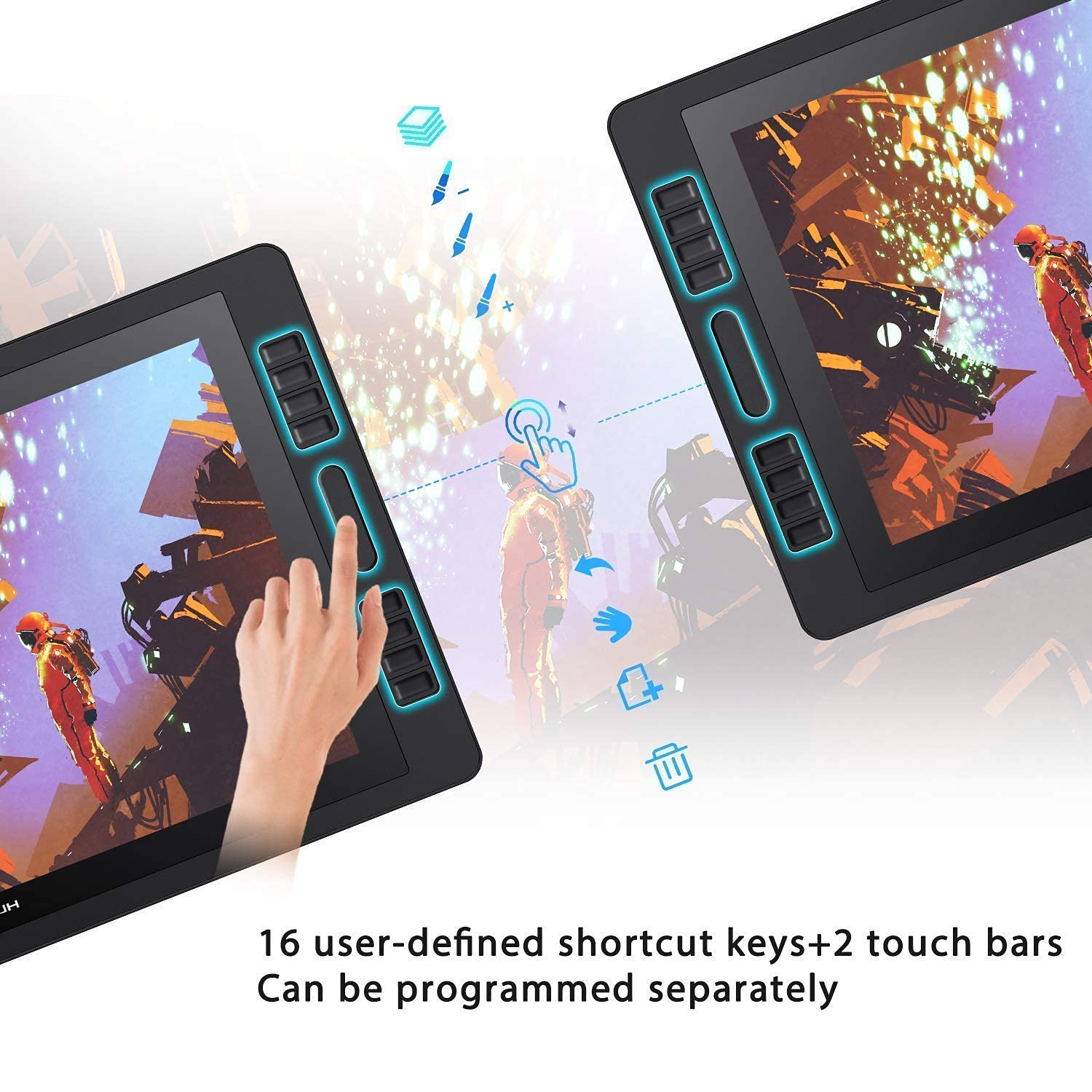 Amazon.com: 2019 Huion KAMVAS Pro 20 Drawing Tablet Display 19.5