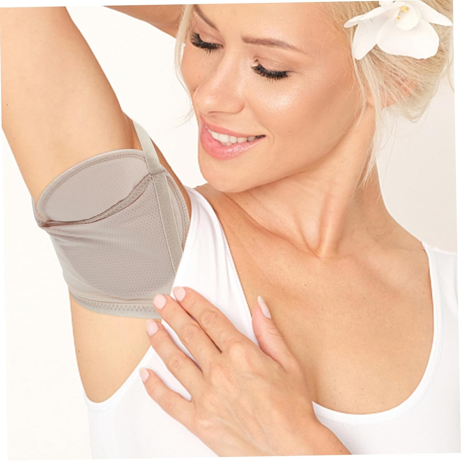 Women Sweat Absorbent Pads Washable Underarm Sweat Pads Invisible Armpit for Comfortable Wear Quick Drying Design Keep Shirts Dry and Fresh