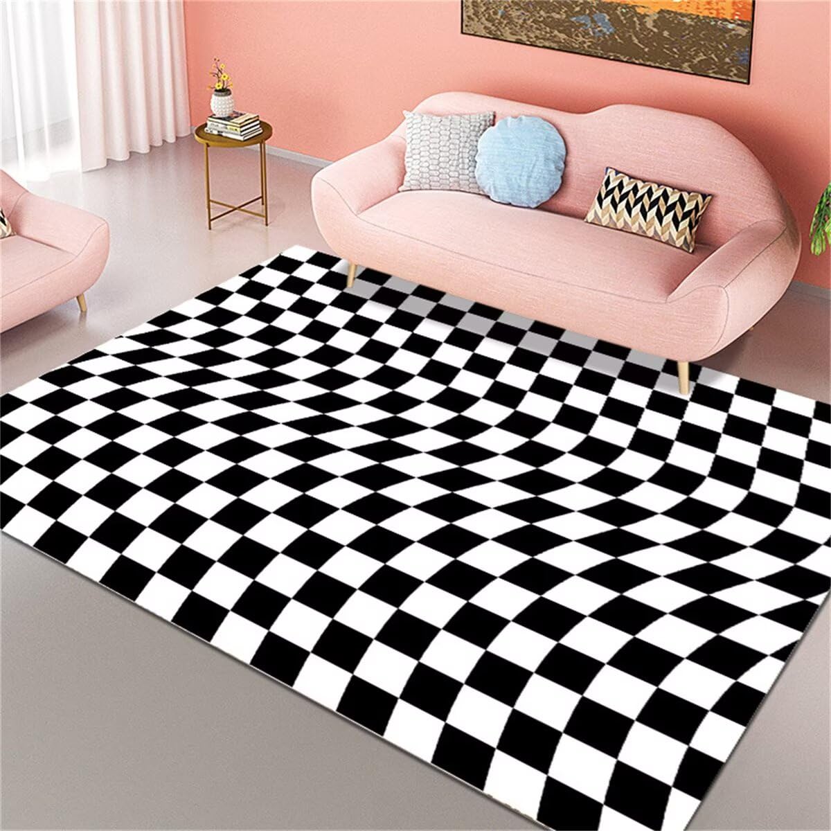 Tapis jeu bebe pour chambre d'enfant moderne et salon dynamique 140x200