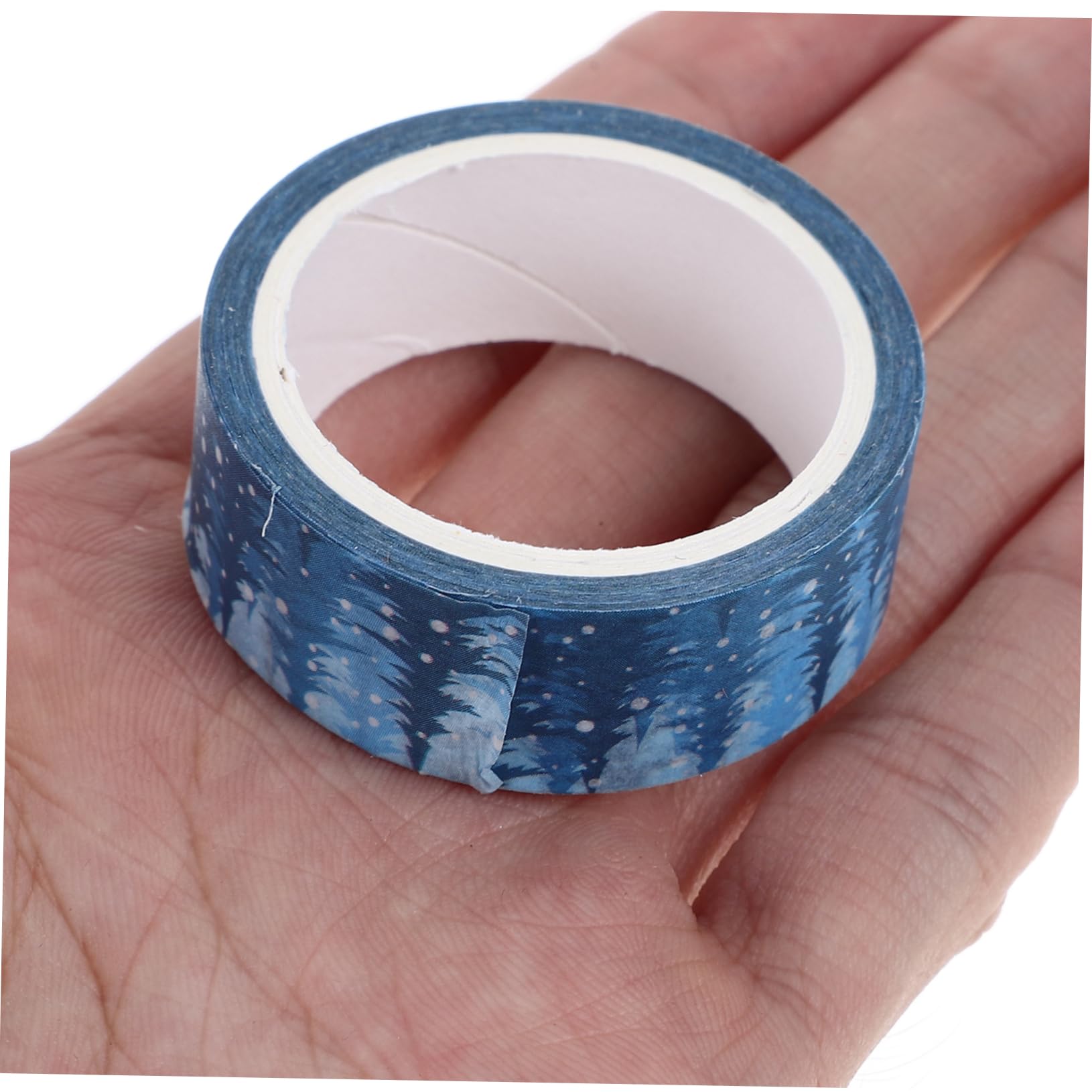 VILLCASE 5 Juegos Cintas De Manualidades Navideñas Papel De De Navidad Nieve Falsa Decoraciones De Fiesta Cinta Washi Navidad Cinta Washi Para Estudiante Papel Japones 10 Rollos * 5