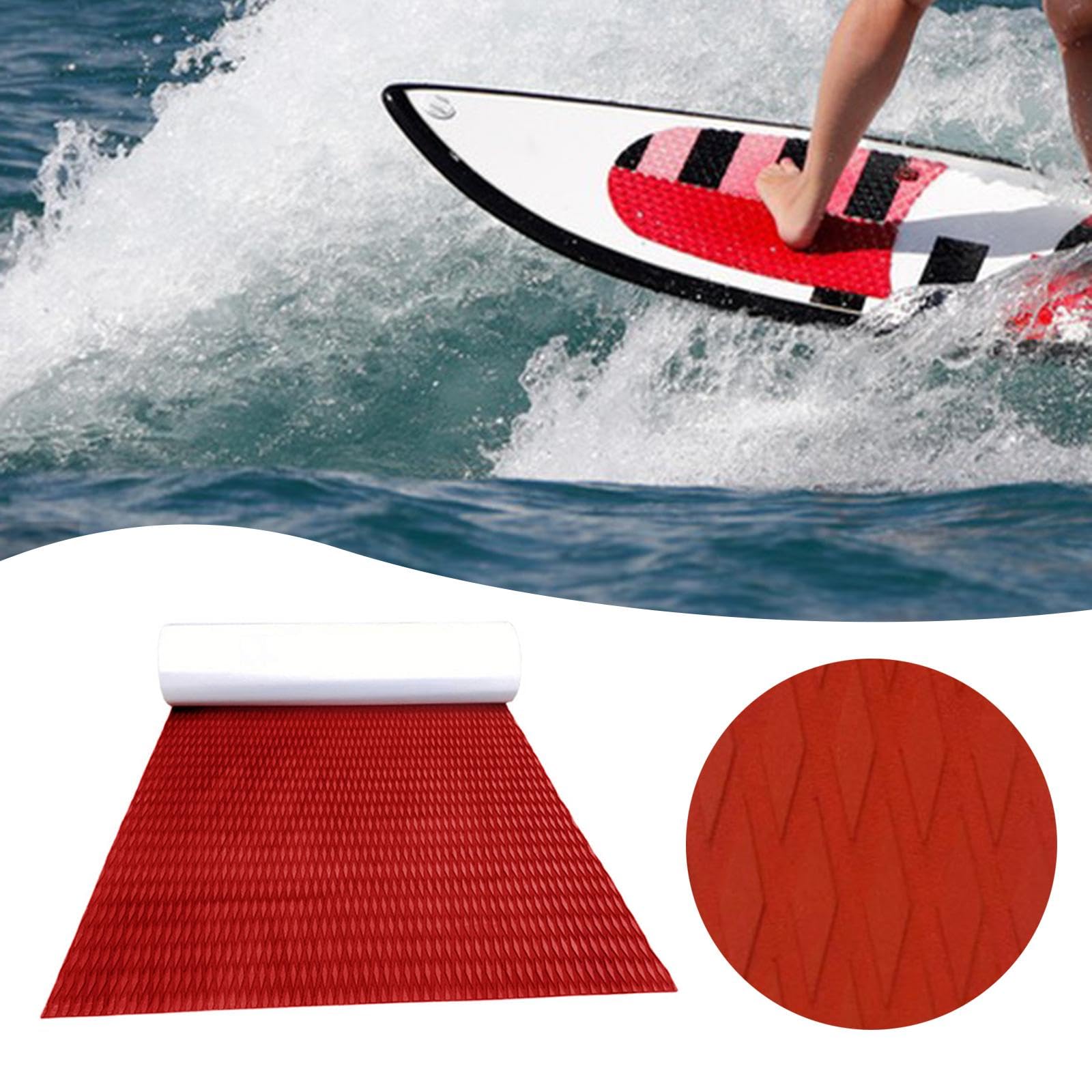 Oshhni Almohadilla EVA para Surf Antideslizante para Cubiertas de Embarcaciones y Piscinas