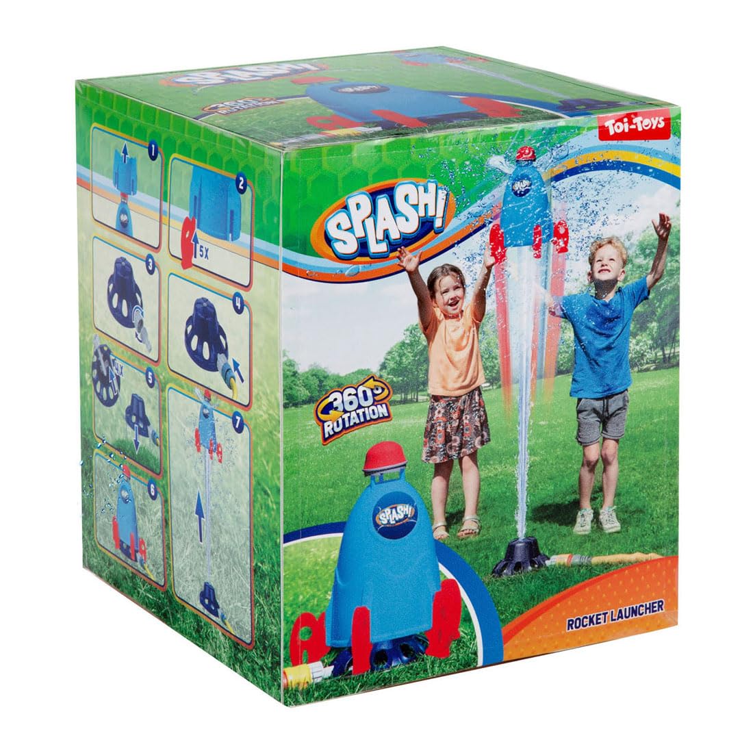 Water Sprinkler Rocket Water Feature Garden Fun
