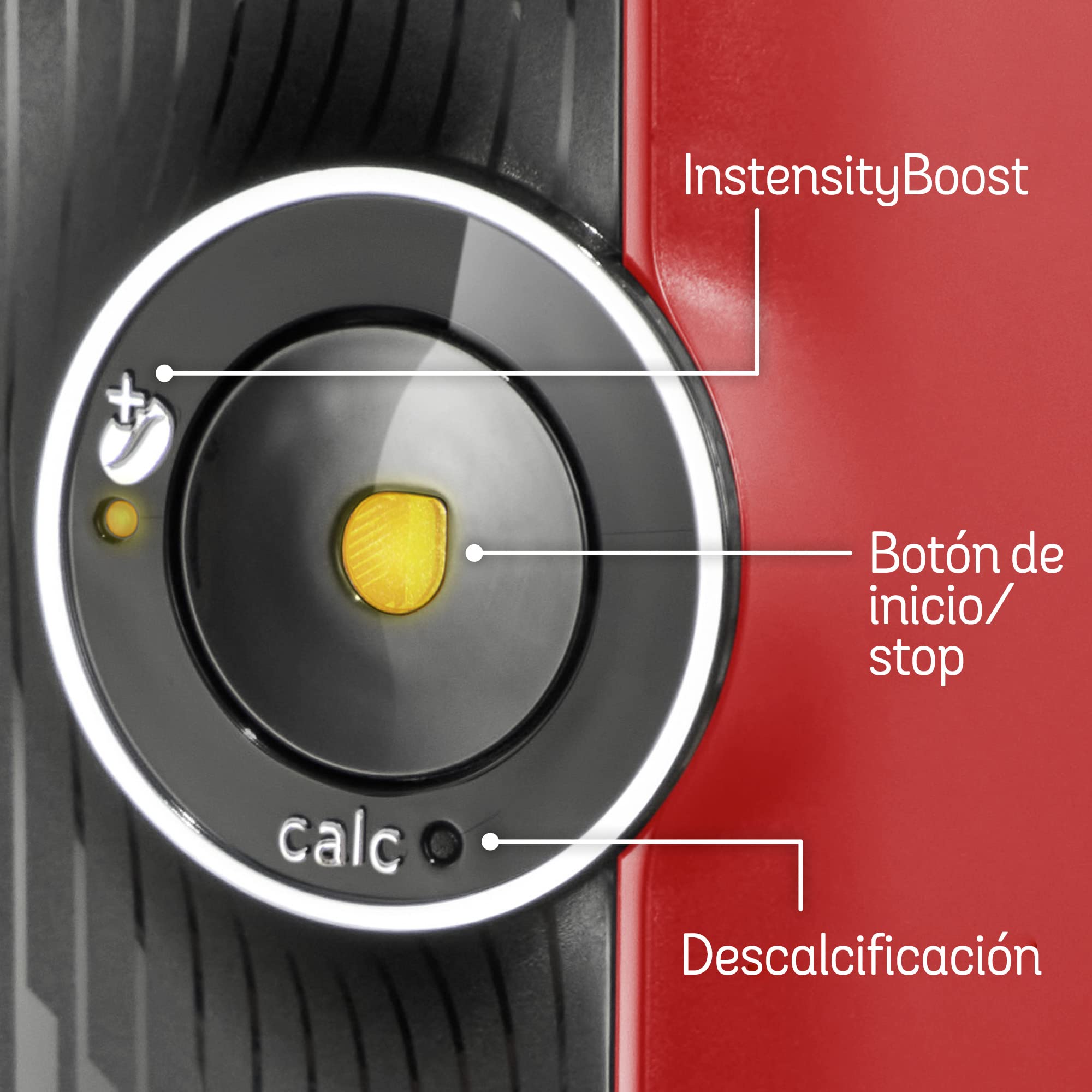 Bosch - Cafetera TASSIMO FINESSE para preparar múltiples bebidas, hasta 40 bebidas, IntensityBoost, INTELLIBREW, rojo, TAS16B3