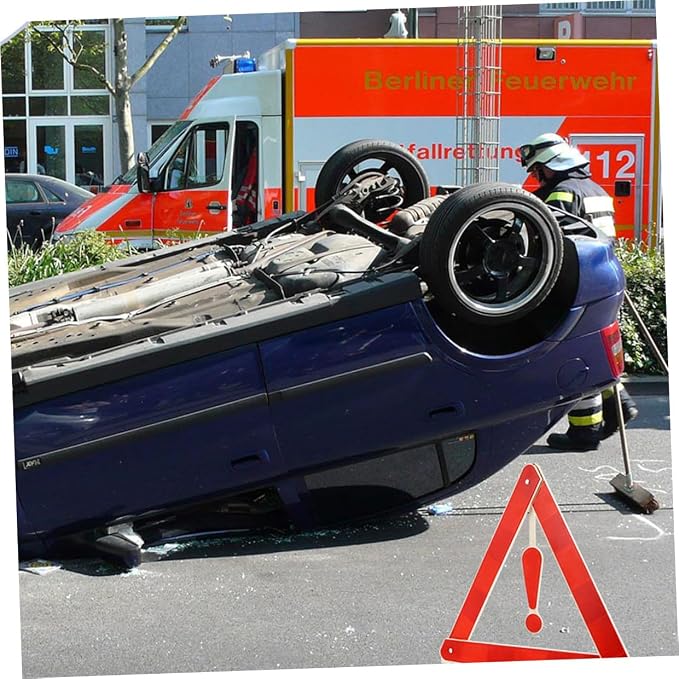 Kit de Seguridad con 4 Triángulos de Señalización para Auto miniatura 9