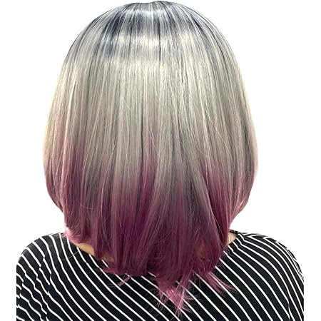 Amazon Adossy ウィッグ カツラ コスプレ ショート ロング 自然 ストレート フルウィッグ グラデーション ショートヘア コスプレ 仮装 通販
