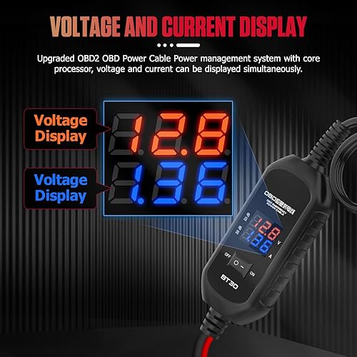 Miniatura 10 de Caja de ruptura OBD2, detector de protocolo OBDII automotriz ComunicaciónAlimentaciónDetección de tierra Caja de ruptura de 16 pines CAN 17.7