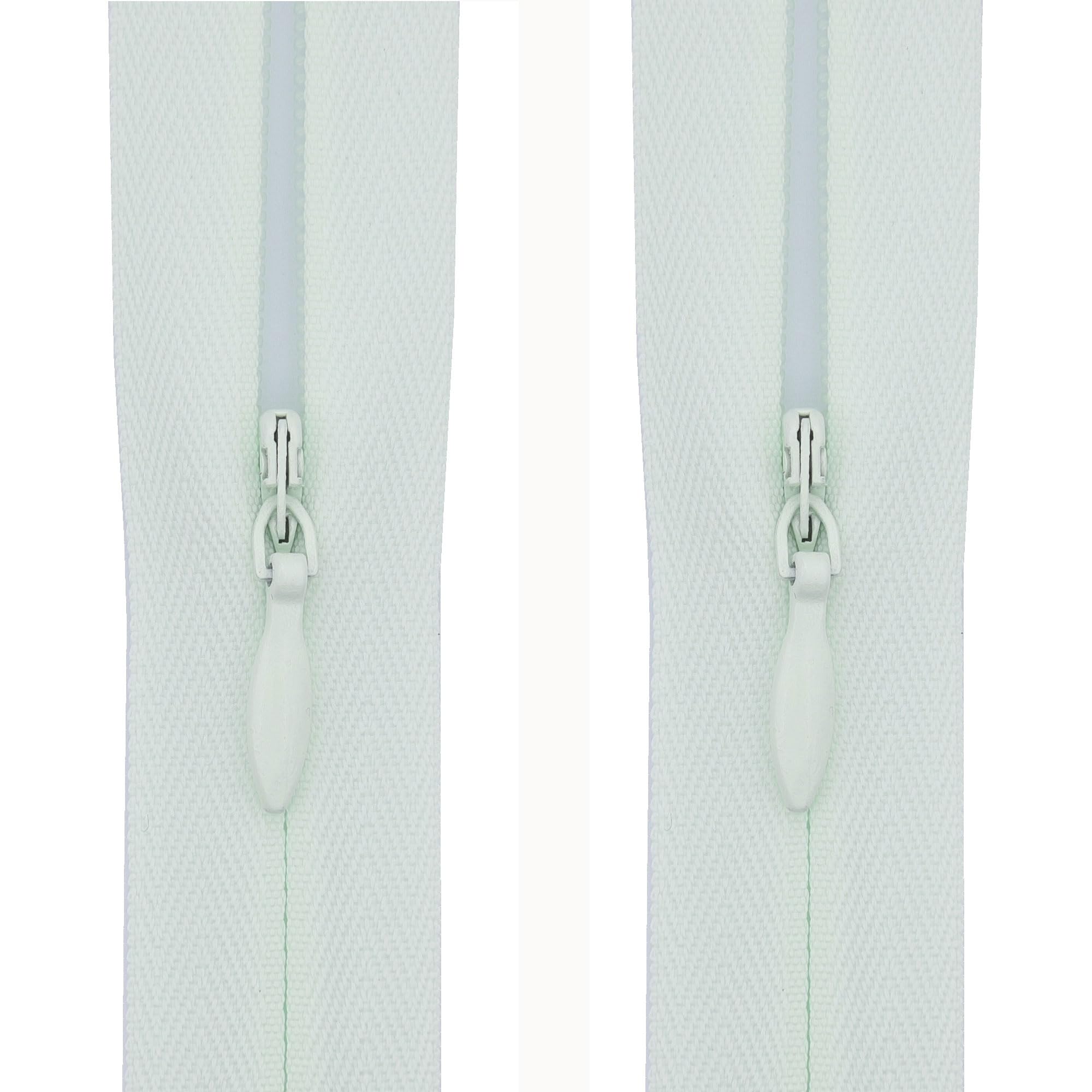 Y-connection #3 Invisible Zips, 2 Pack, 12 Inch, Very Pale Mint Green