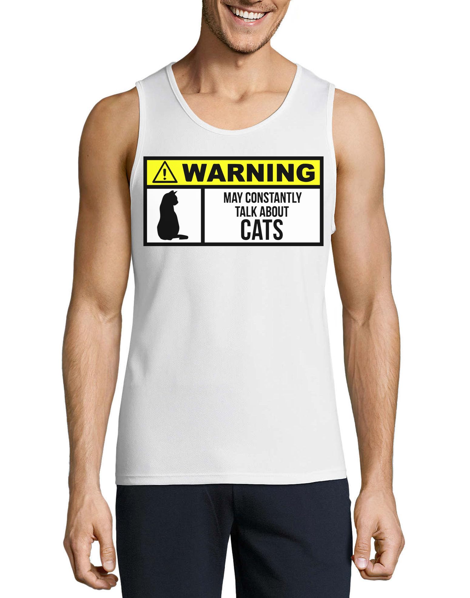 Camiseta sin mangas de algodón contra el calor: chaleco transpirable para dueños de gatos 3
