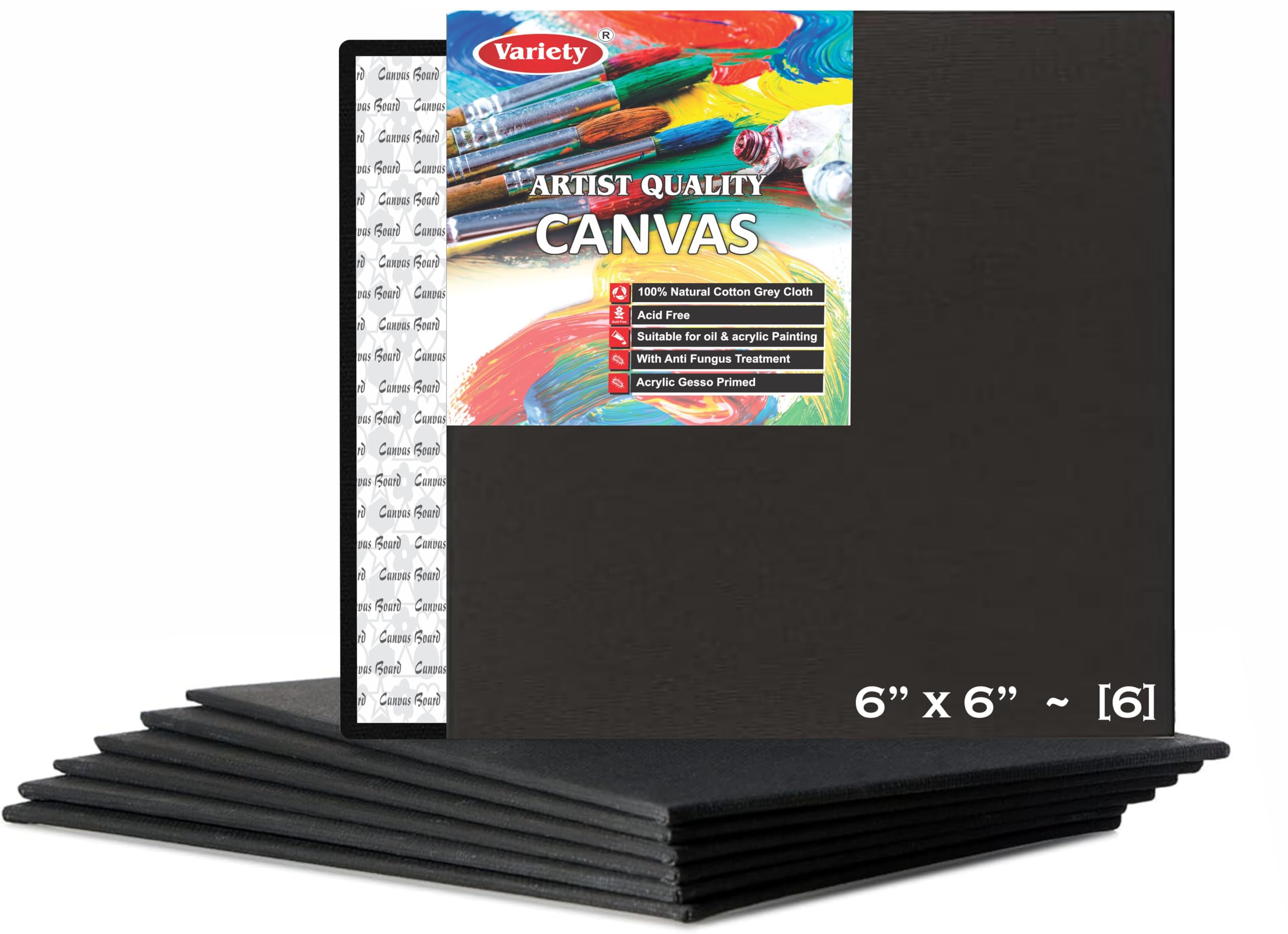 Variety Canvas: Premium Cotton Canvas Panels (Set of 2) -22